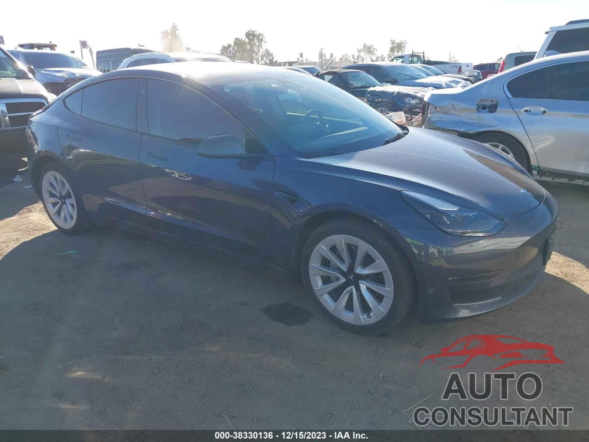 TESLA MODEL 3 2022 - 5YJ3E1EB5NF271496