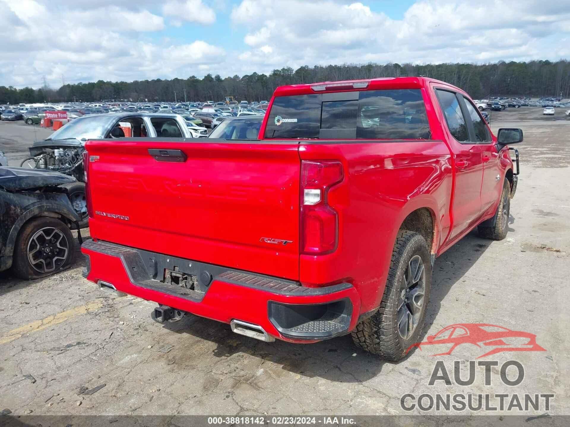 CHEVROLET SILVERADO 1500 2021 - 3GCUYEETXMG104507