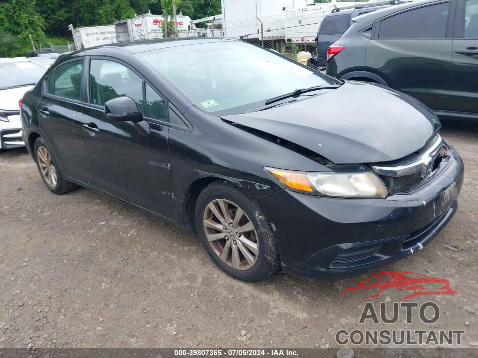 HONDA CIVIC 2012 - 2HGFB2F87CH576893