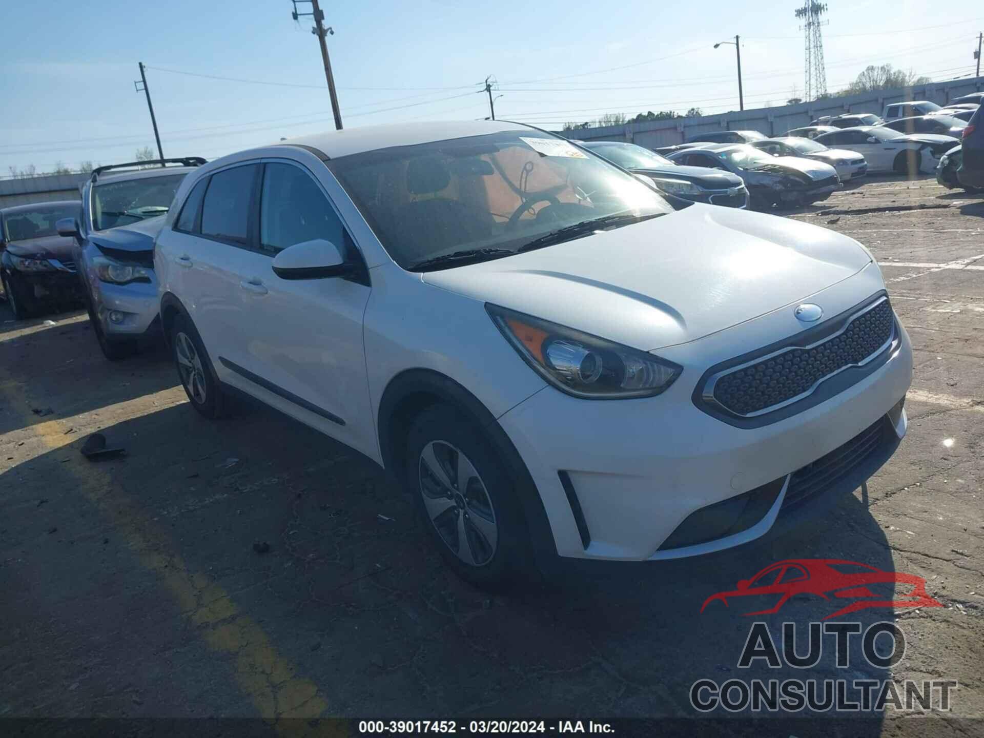 KIA NIRO 2018 - KNDCB3LC8J5204659