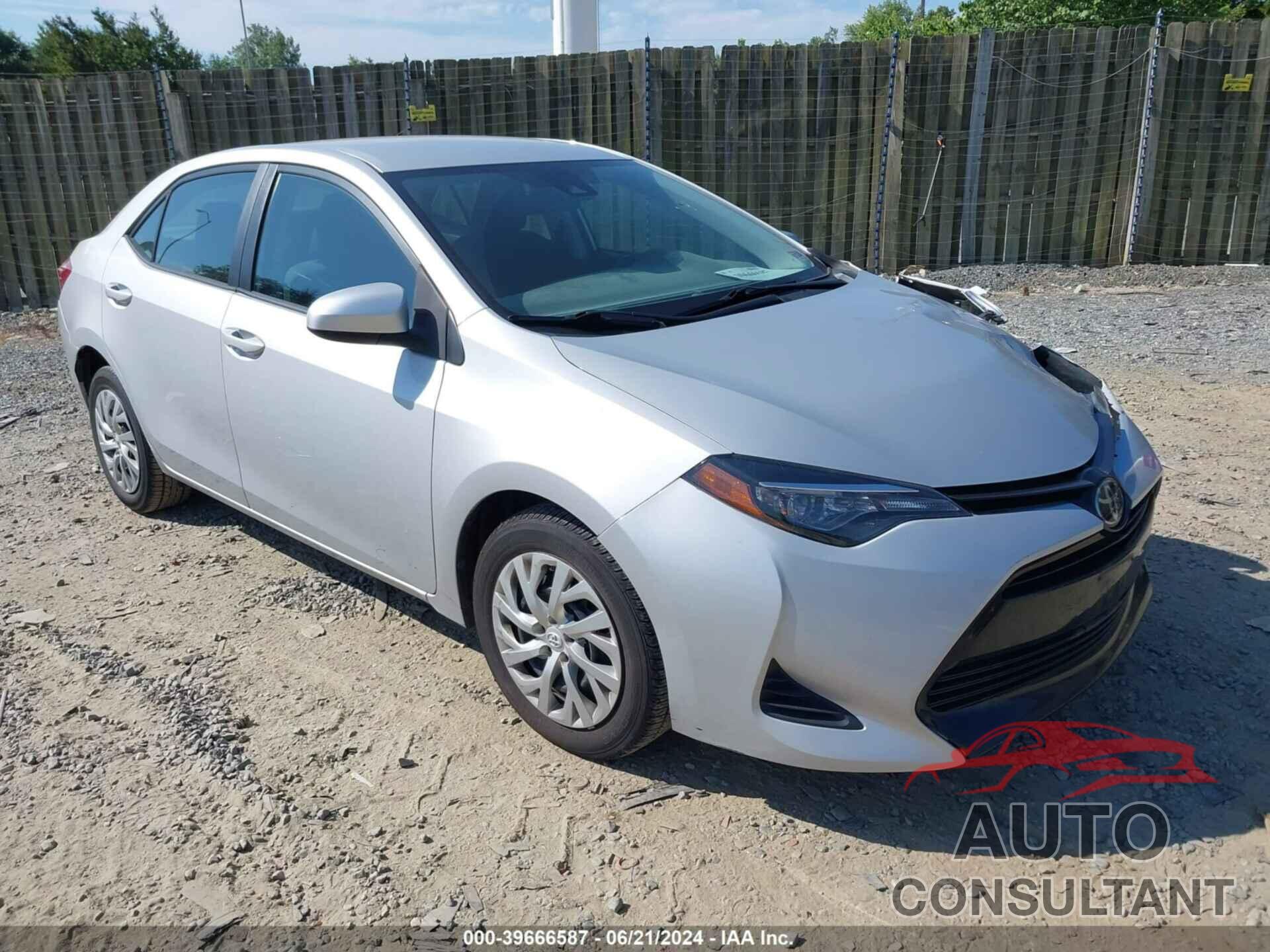 TOYOTA COROLLA 2019 - 2T1BURHE2KC243111