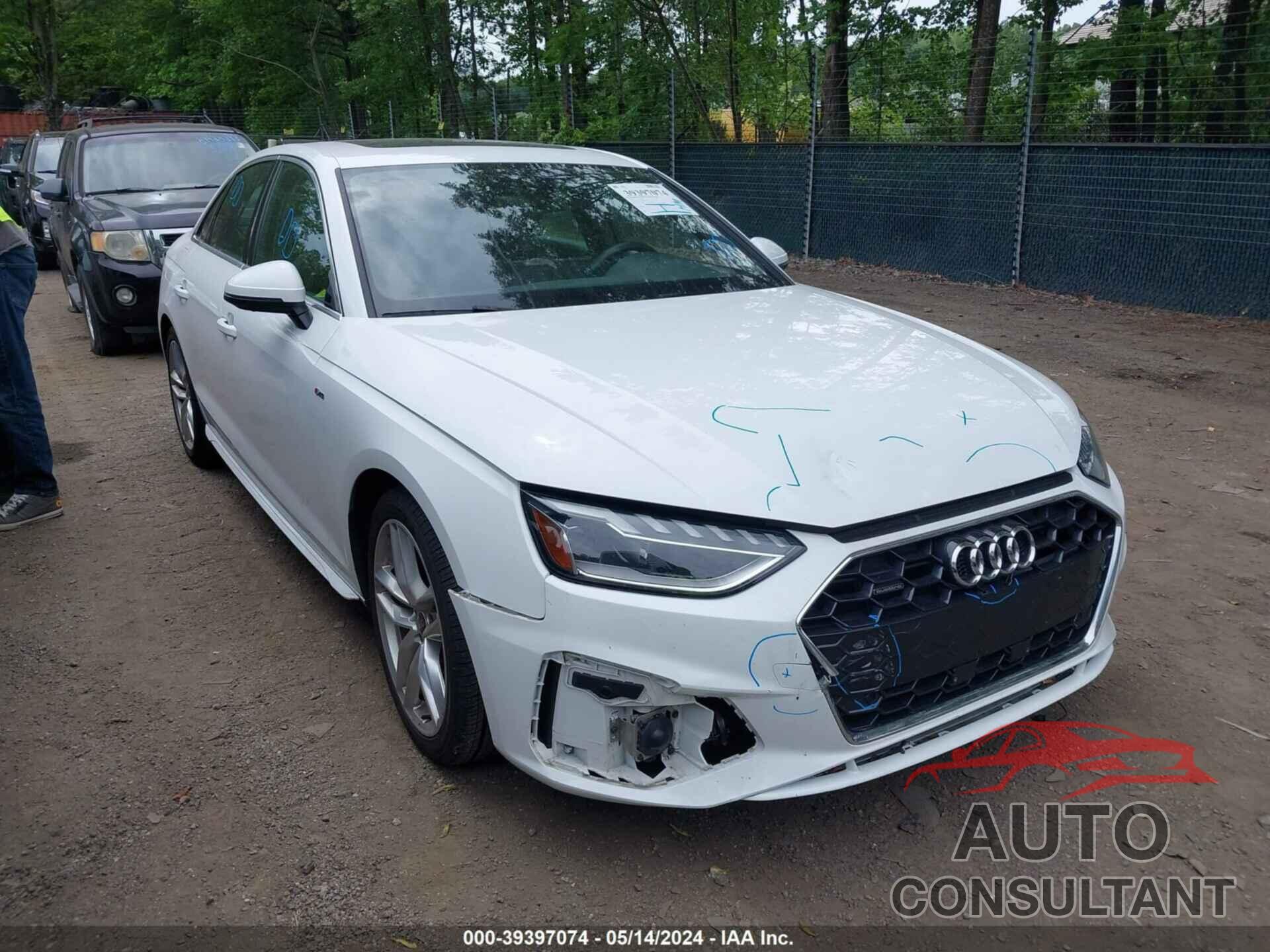 AUDI A4 2023 - WAUEAAF4XPN011360