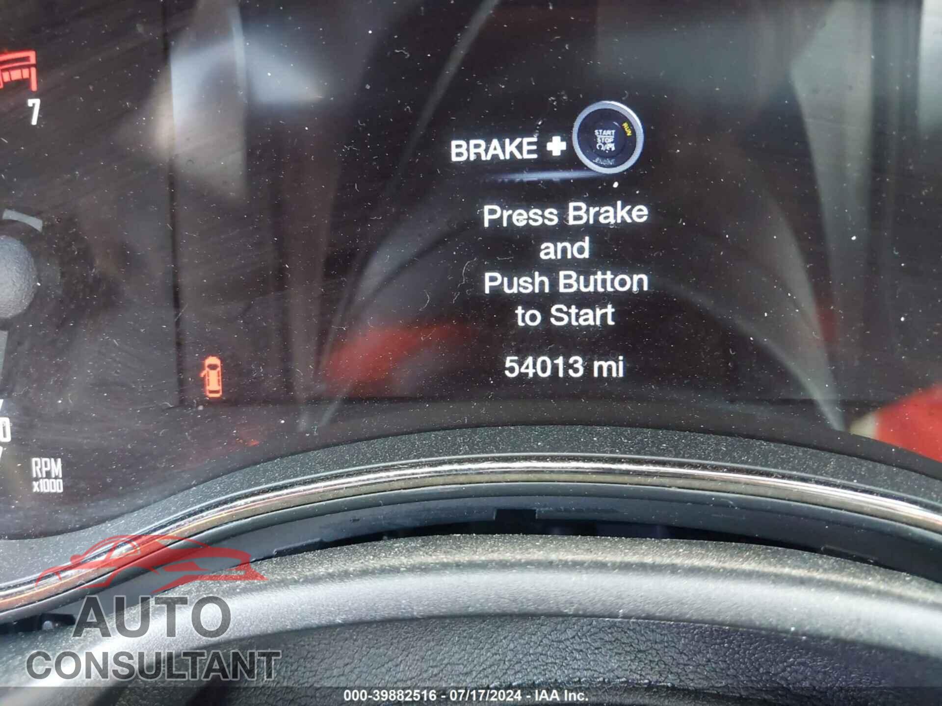 DODGE DURANGO 2019 - 1C4SDHCT9KC721761