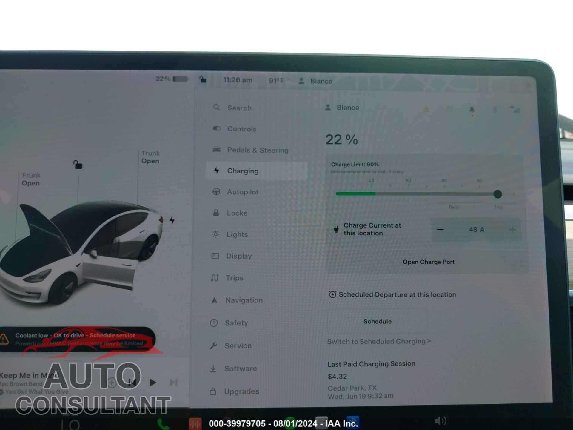 TESLA MODEL 3 2021 - 5YJ3E1EB4MF054875