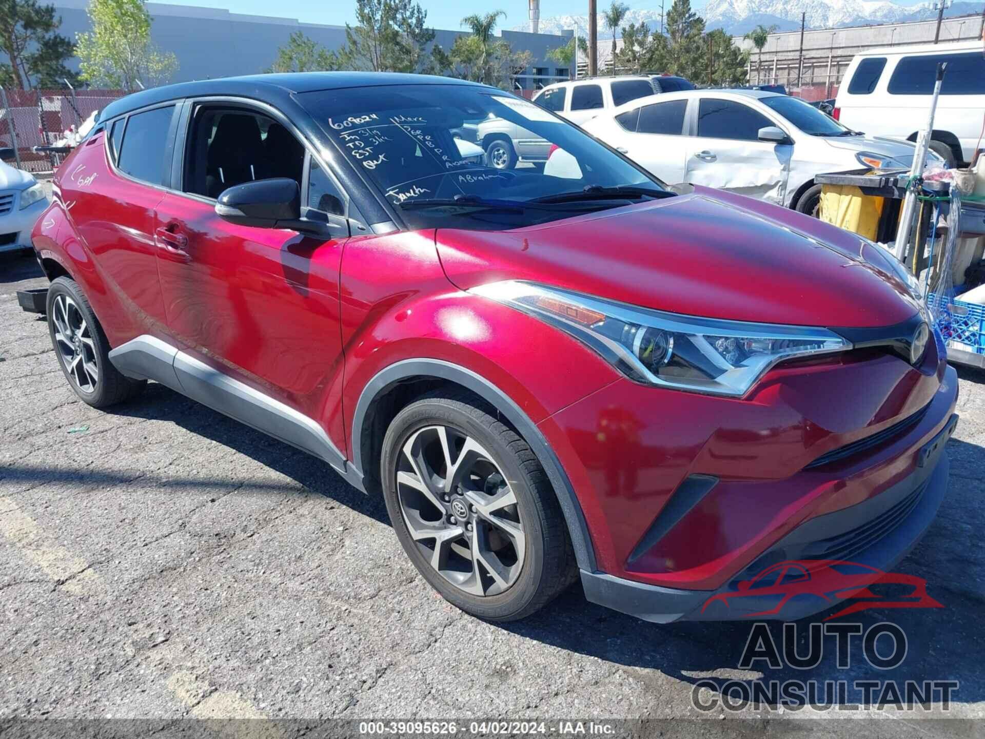 TOYOTA C-HR 2019 - JTNKHMBX3K1021274