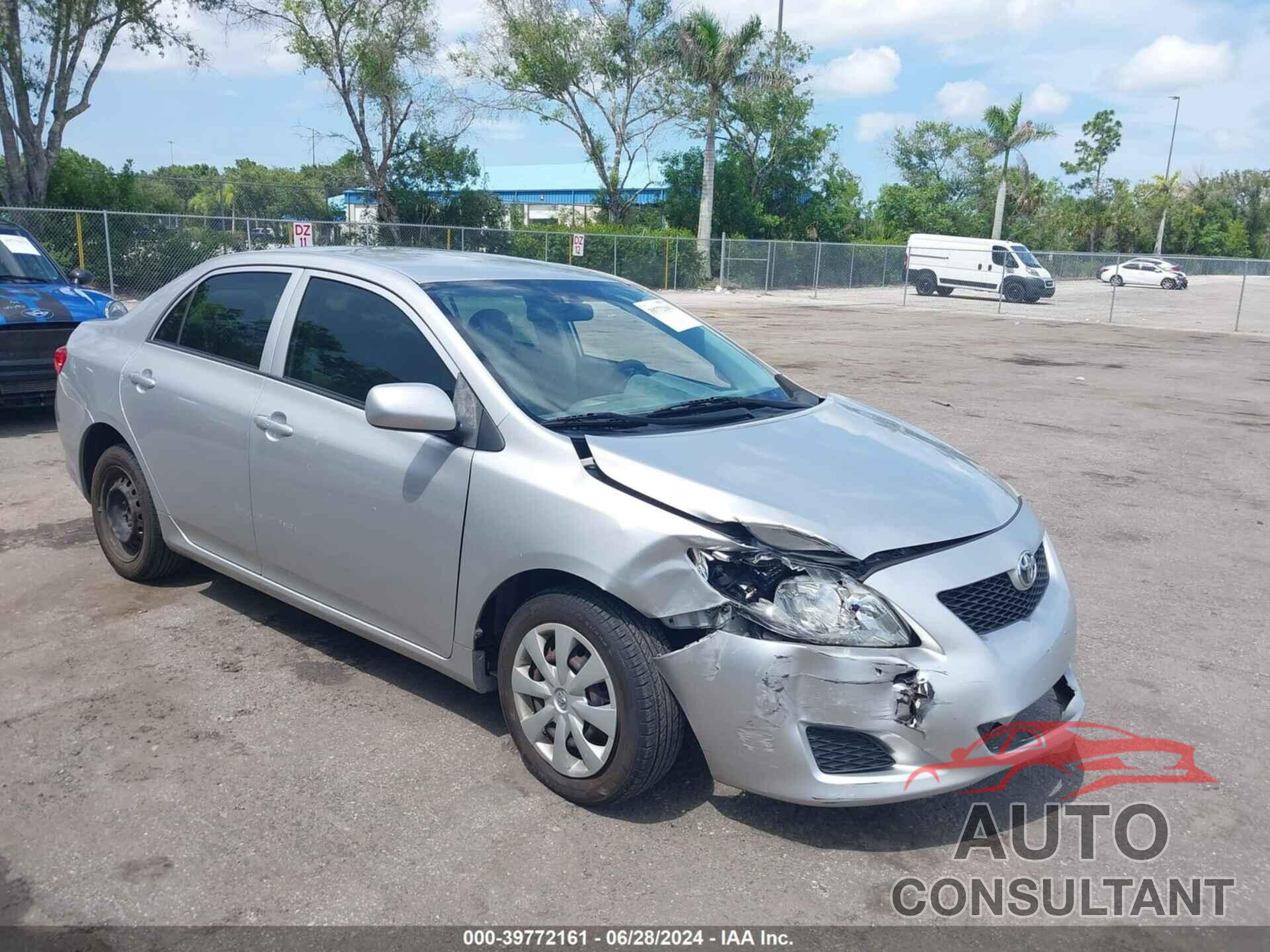 TOYOTA COROLLA 2009 - JTDBL40E999086999