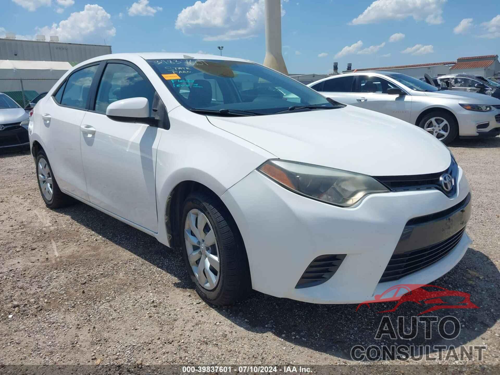 TOYOTA COROLLA 2016 - 5YFBURHE5GP510782