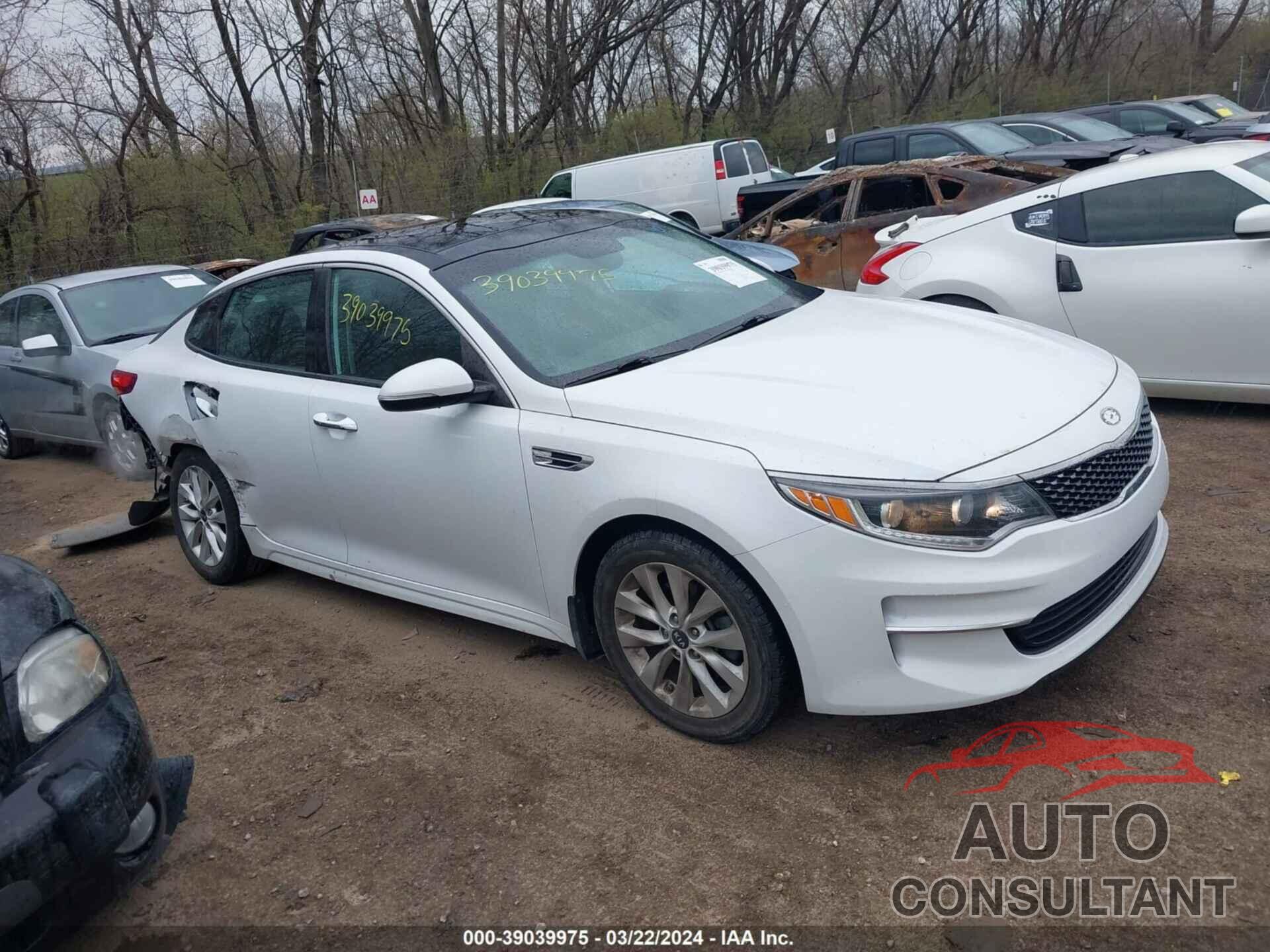 KIA OPTIMA 2016 - 5XXGU4L31GG014157