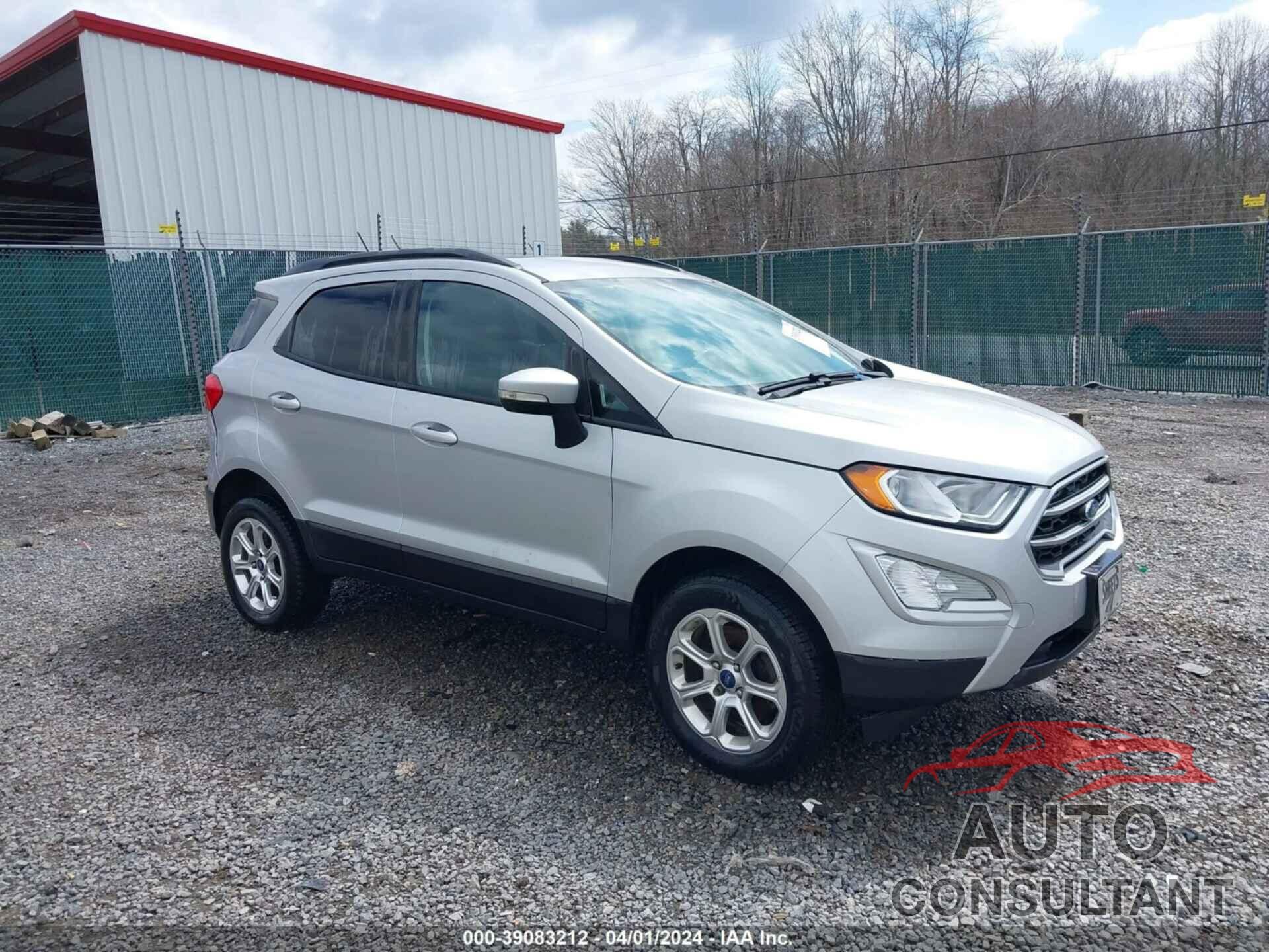 FORD ECOSPORT 2018 - MAJ6P1UL3JC228256