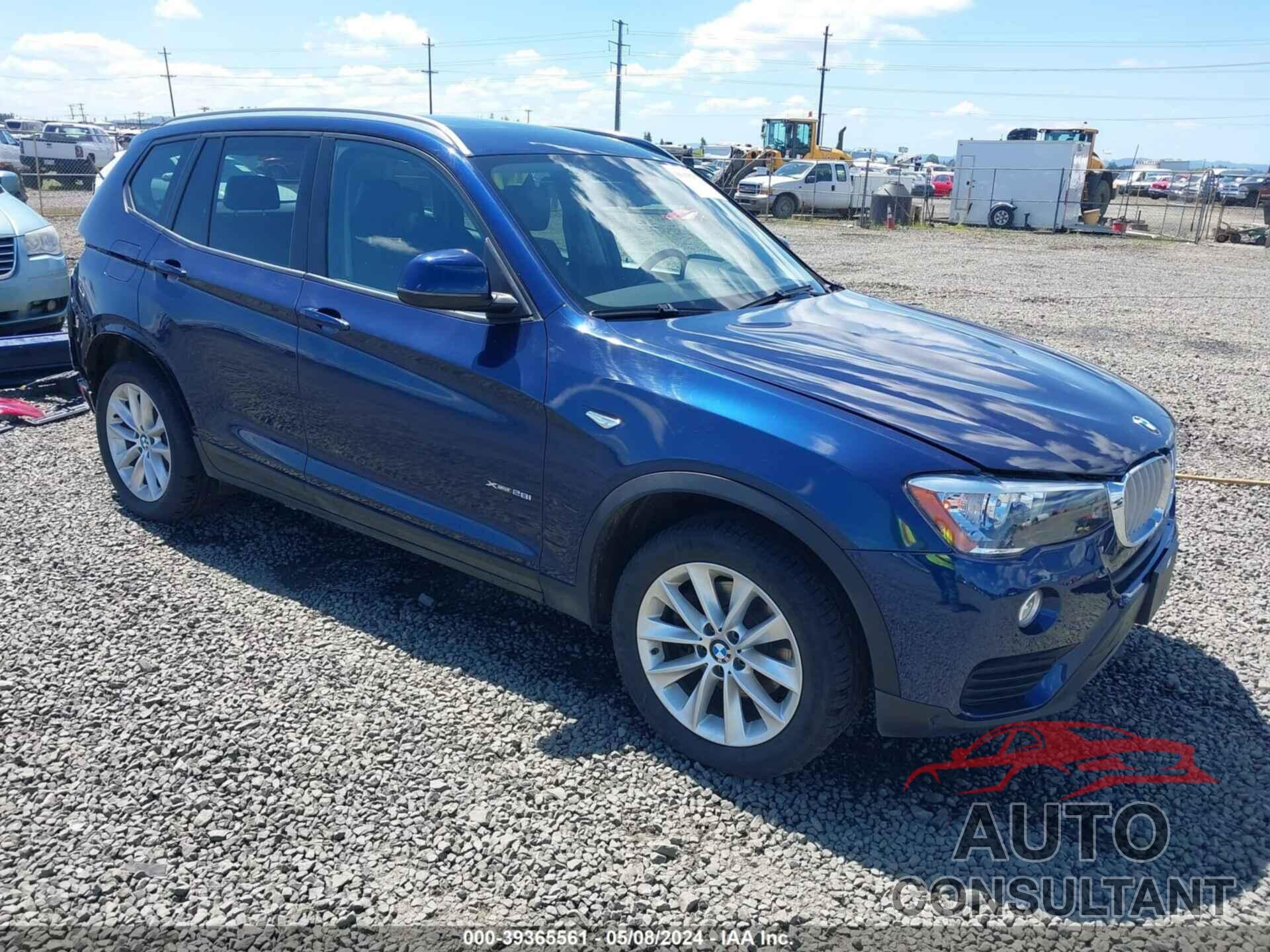 BMW X3 2016 - 5UXWX9C53G0D89133