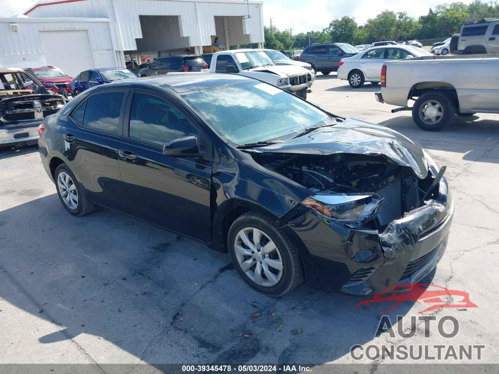 TOYOTA COROLLA 2016 - 2T1BURHE5GC529641