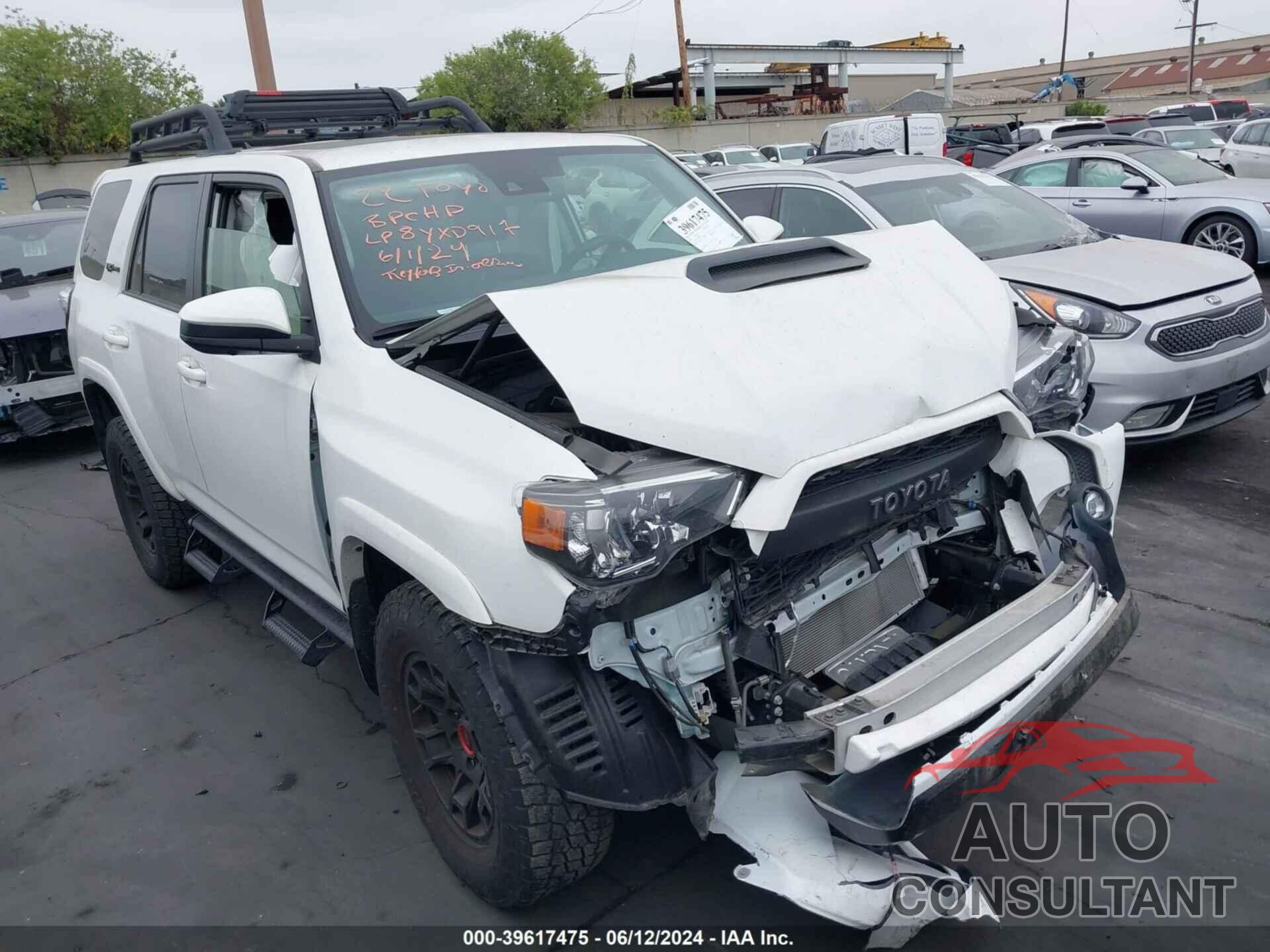 TOYOTA 4RUNNER 2022 - JTELU5JR7N5991439