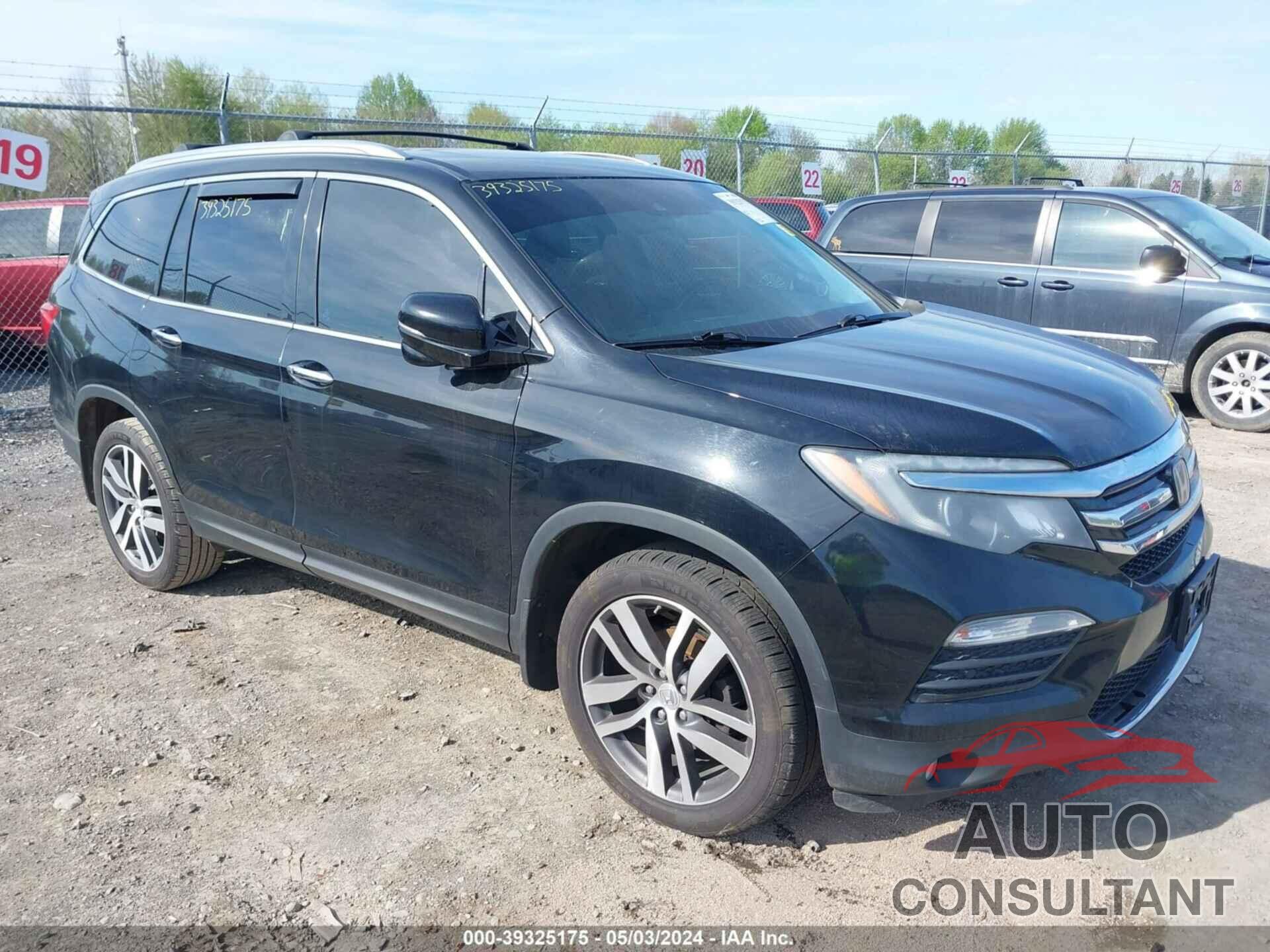 HONDA PILOT 2017 - 5FNYF6H99HB097574