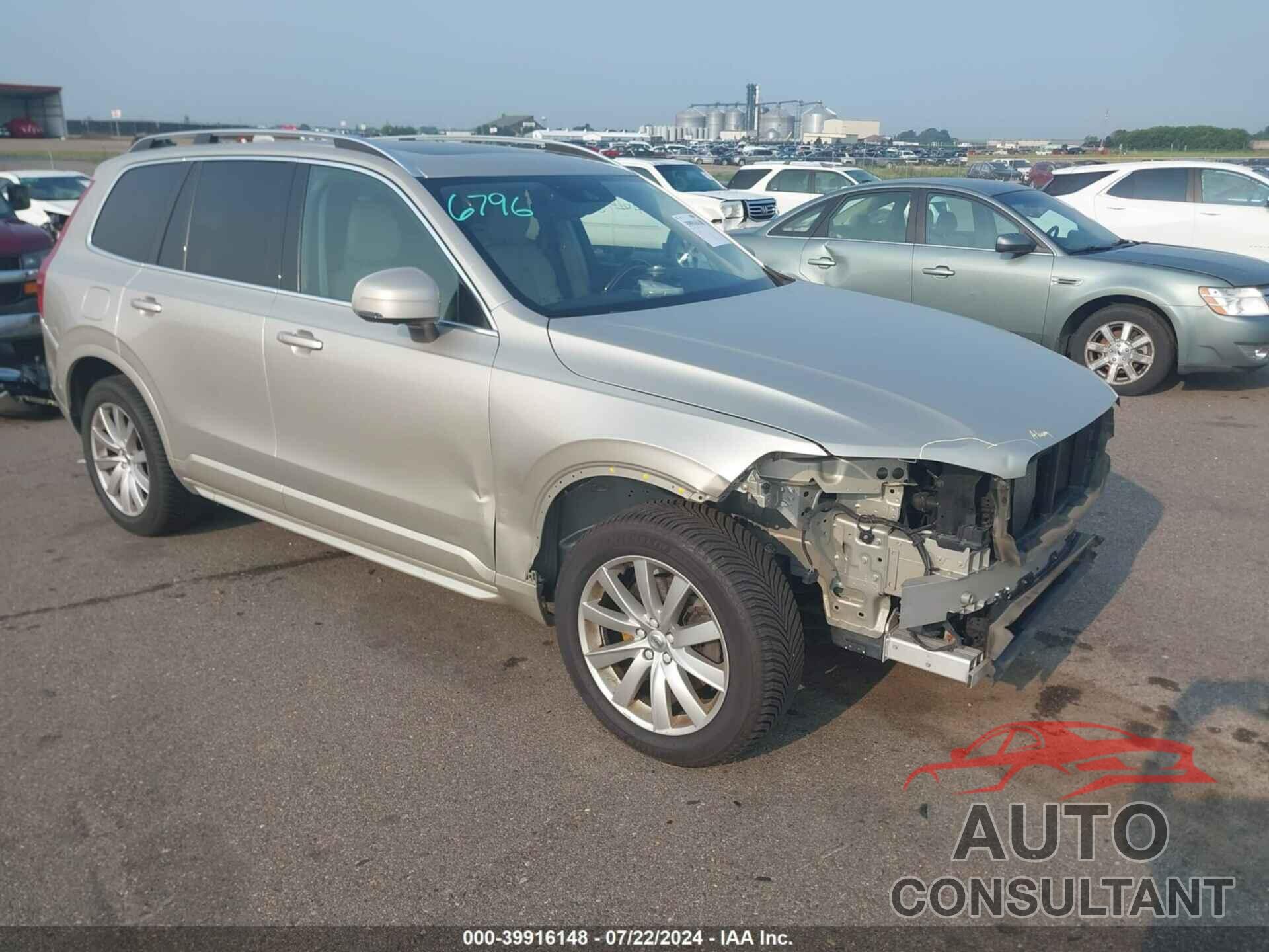 VOLVO XC90 2016 - YV4A22PK1G1058444