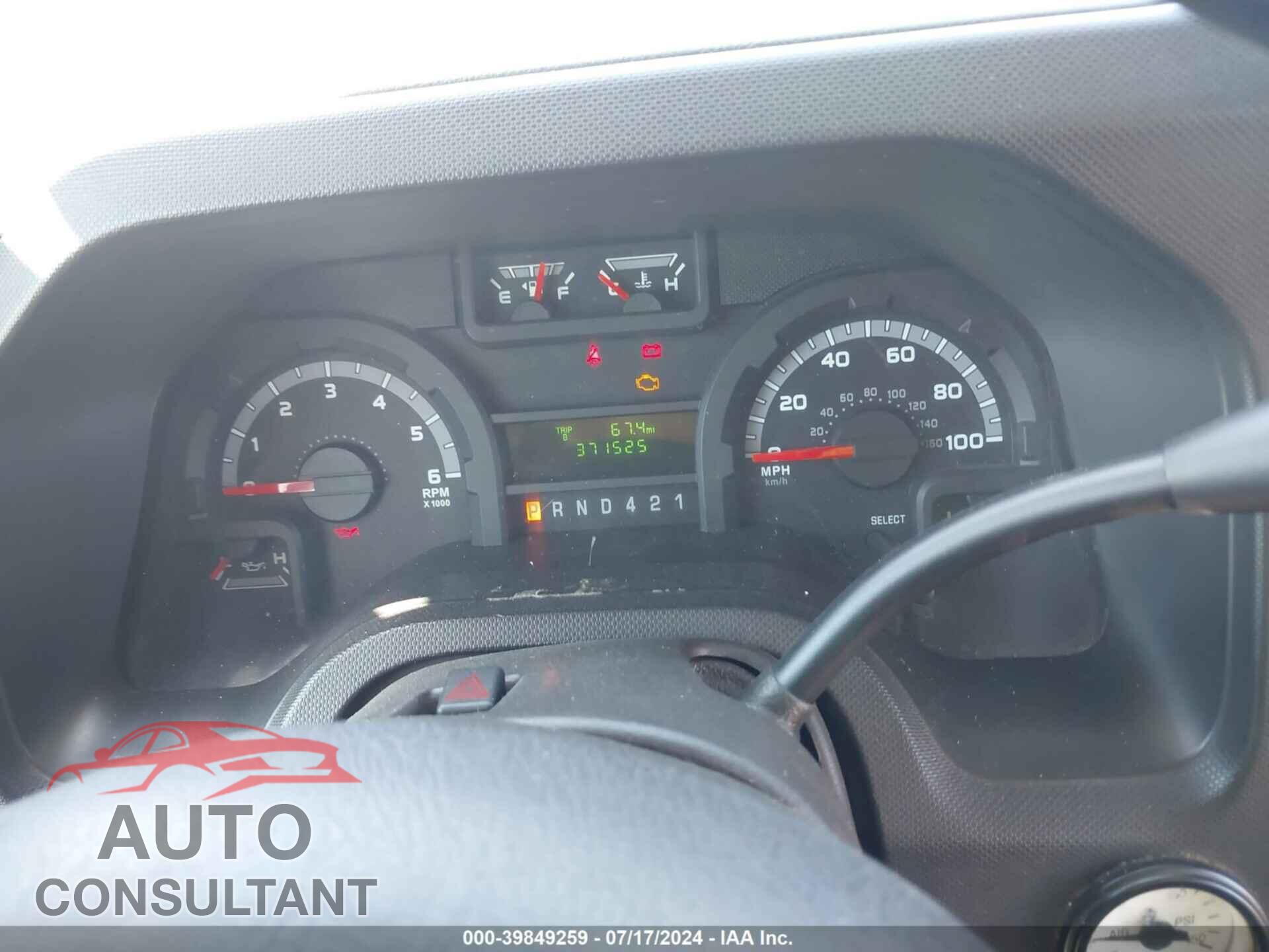 FORD E-450 CUTAWAY 2017 - 1FDFE4FS5HDC36445