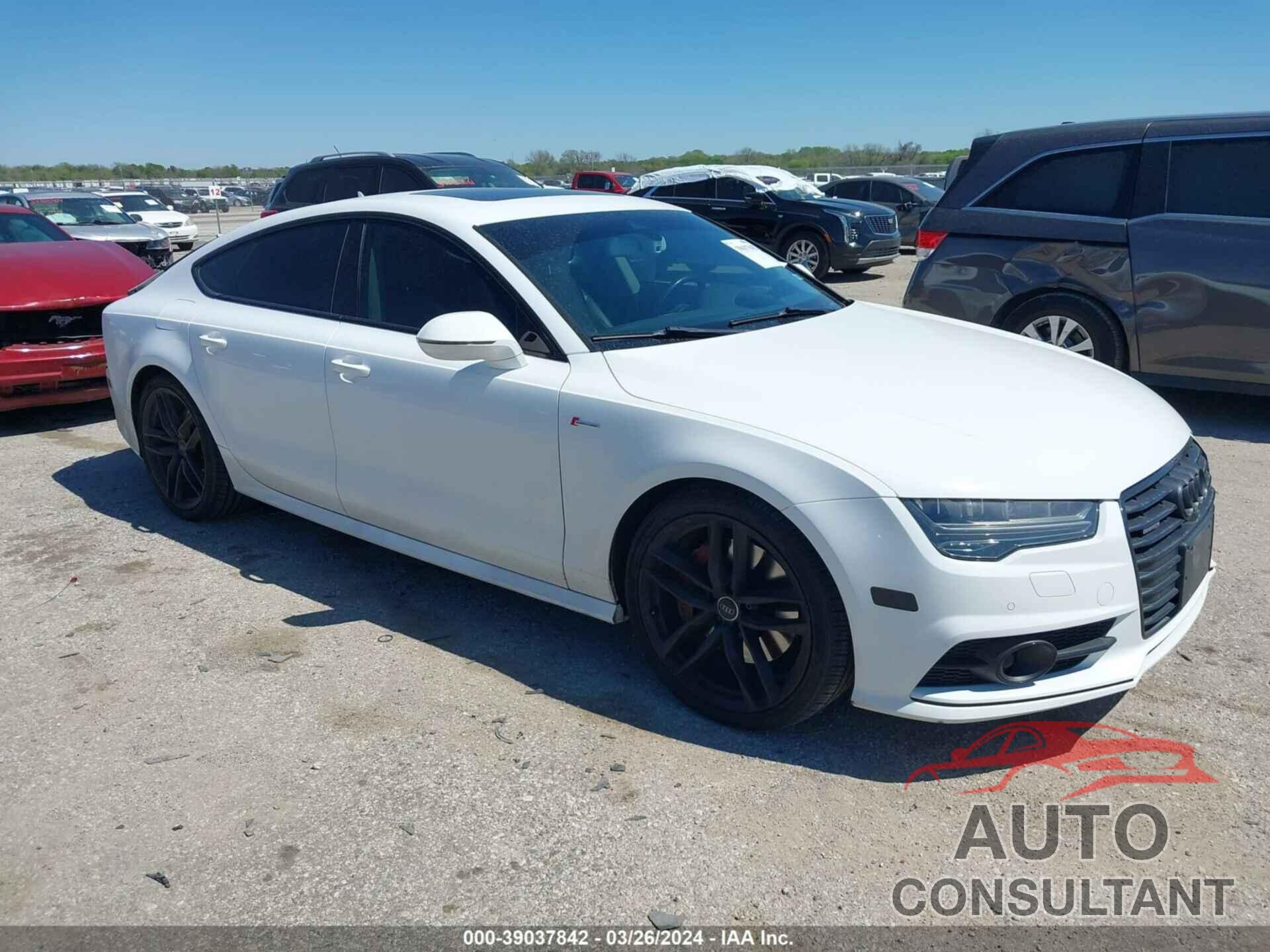 AUDI A7 2016 - WAU2GAFC9GN013335