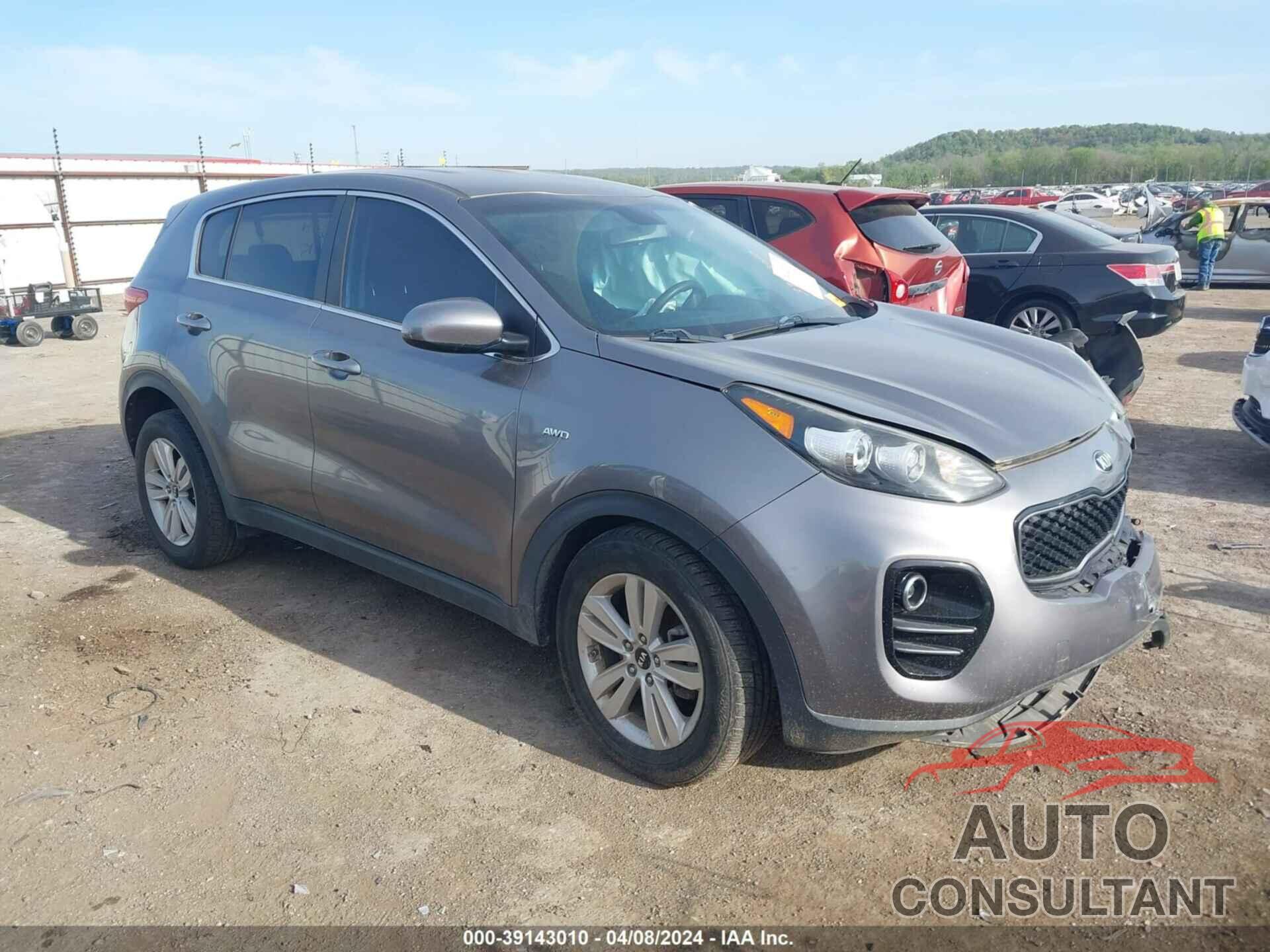 KIA SPORTAGE 2017 - KNDPMCAC8H7258556