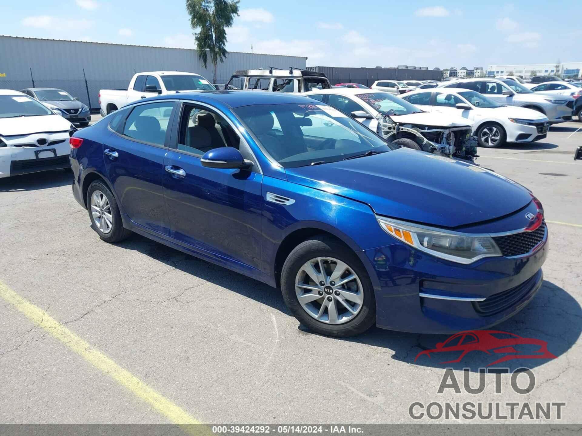 KIA OPTIMA 2018 - 5XXGT4L35JG207373