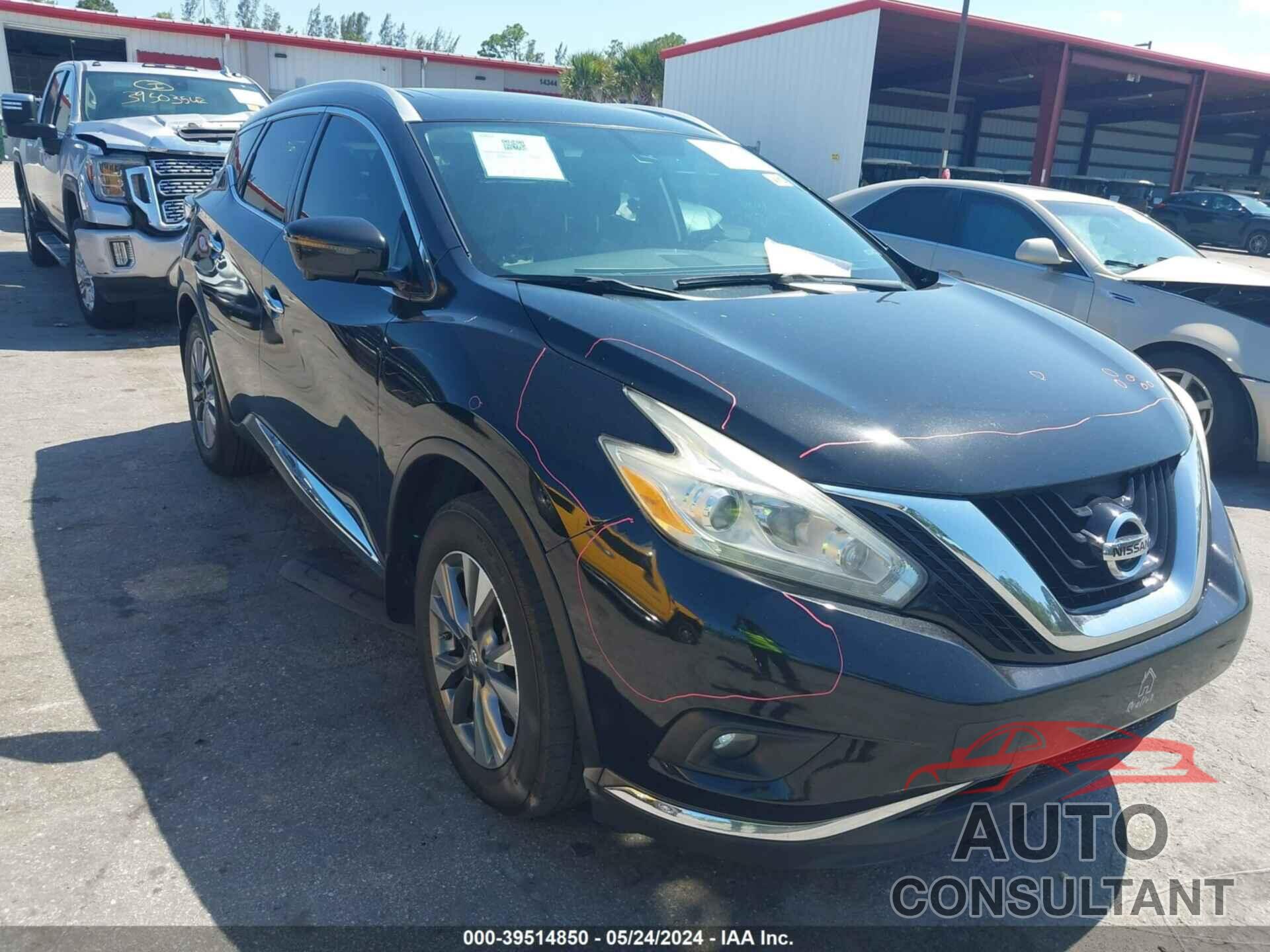 NISSAN MURANO 2016 - 5N1AZ2MG2GN171662