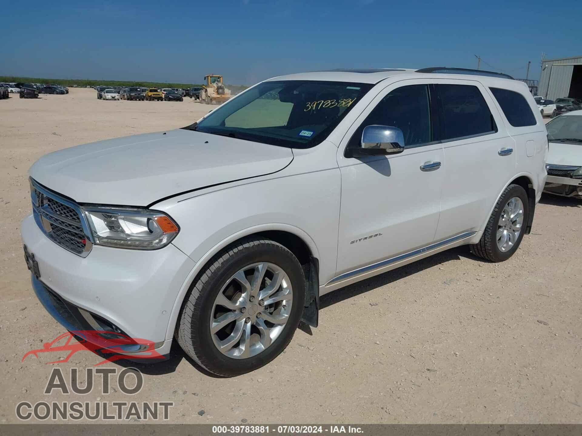DODGE DURANGO 2018 - 1C4RDHEG4JC384770