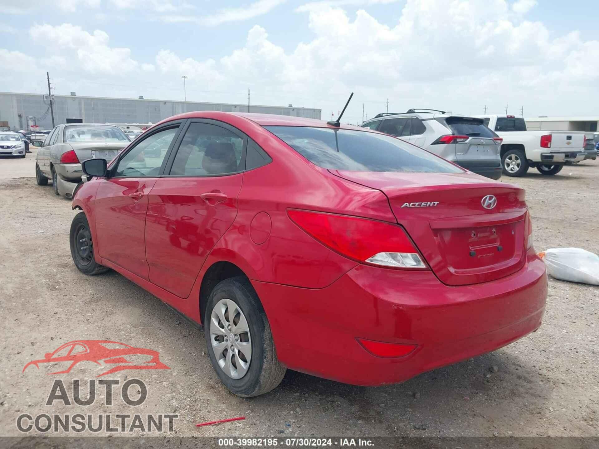 HYUNDAI ACCENT 2017 - KMHCT4AE3HU346694