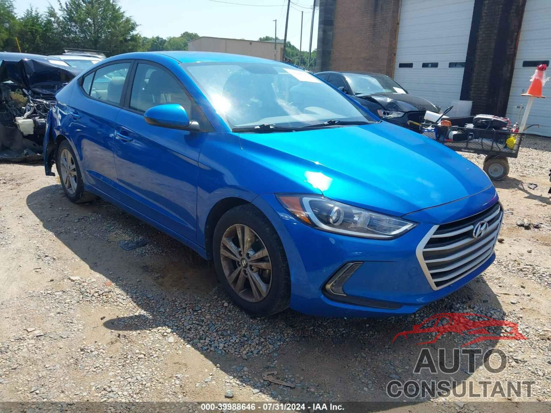 HYUNDAI ELANTRA 2017 - KMHD84LFXHU208663