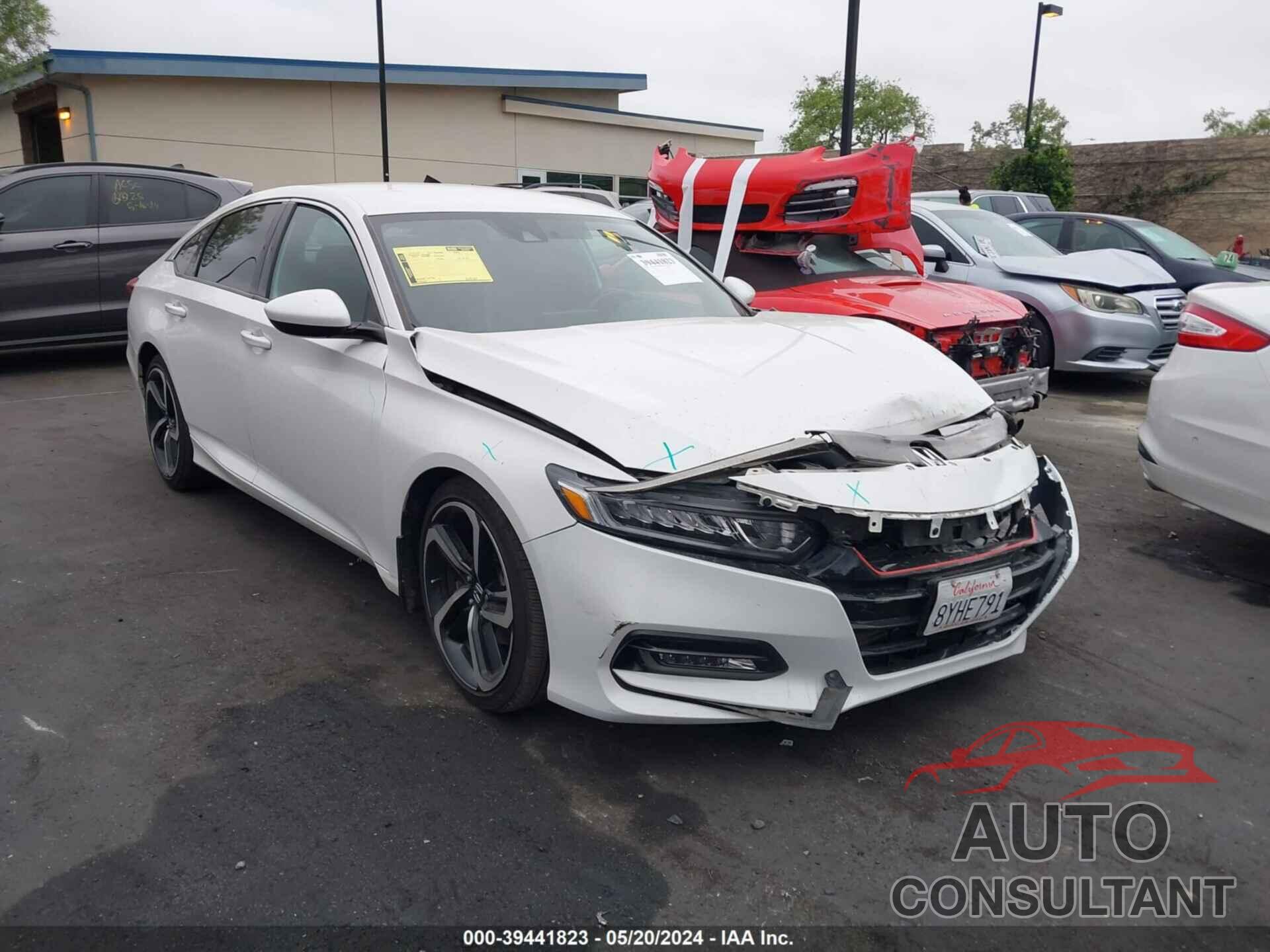 HONDA ACCORD 2018 - 1HGCV1F37JA122440