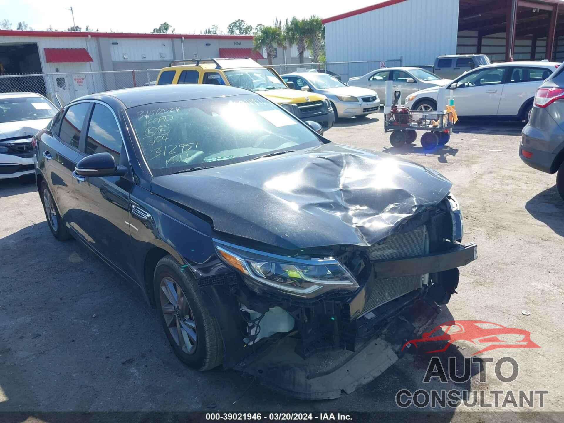 KIA OPTIMA 2019 - 5XXGT4L31KG342951