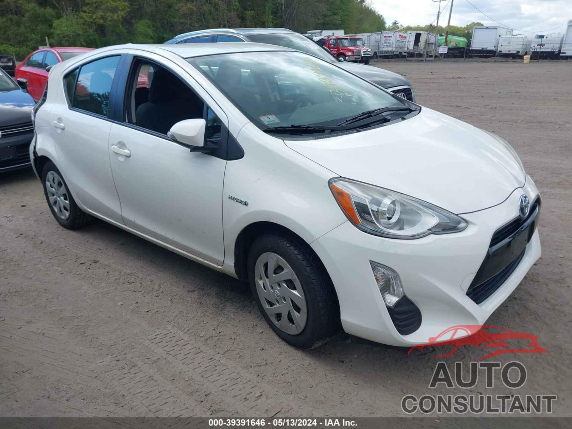 TOYOTA PRIUS C 2016 - JTDKDTB36G1139172