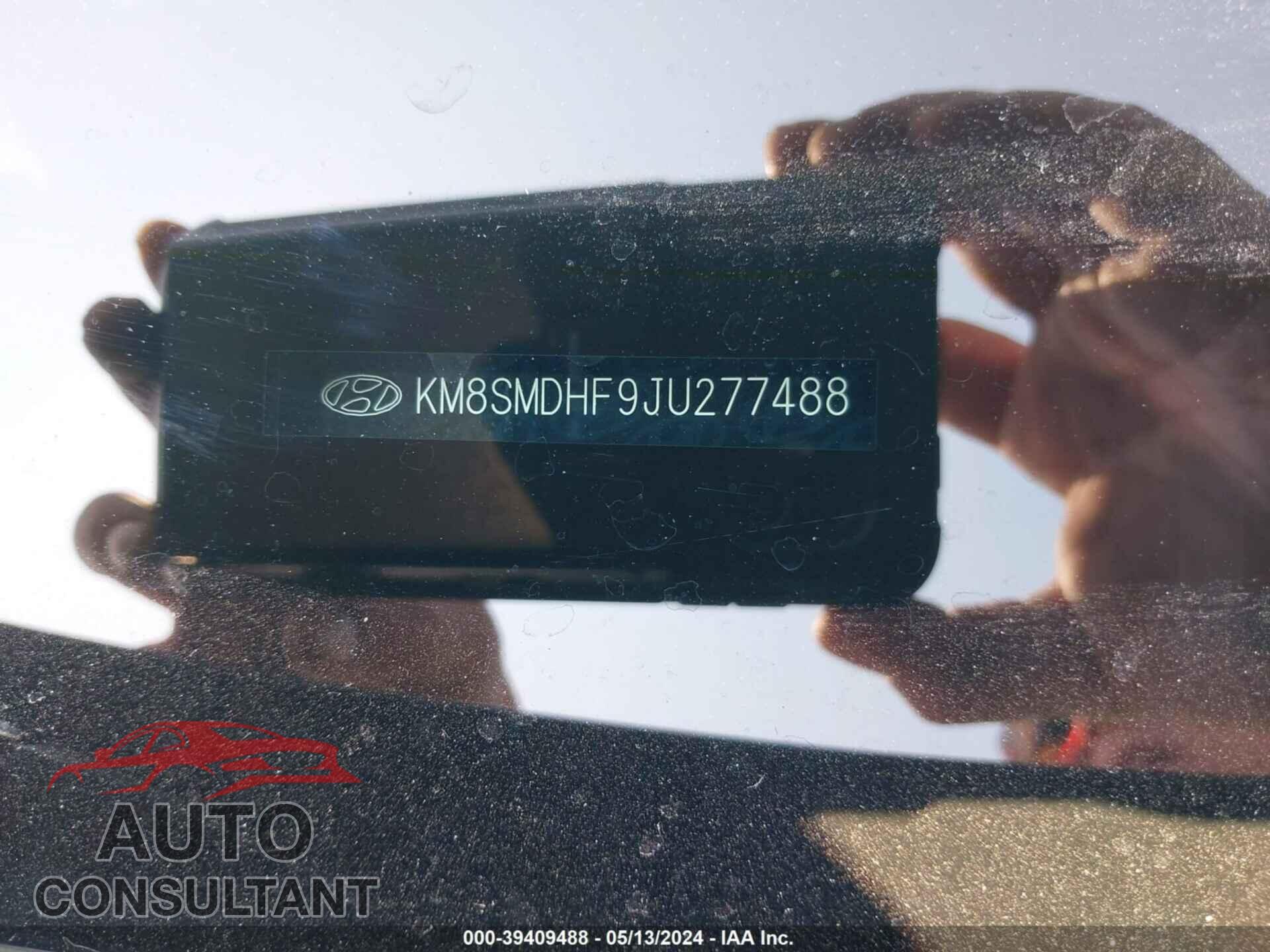 HYUNDAI SANTA FE 2018 - KM8SMDHF9JU277488
