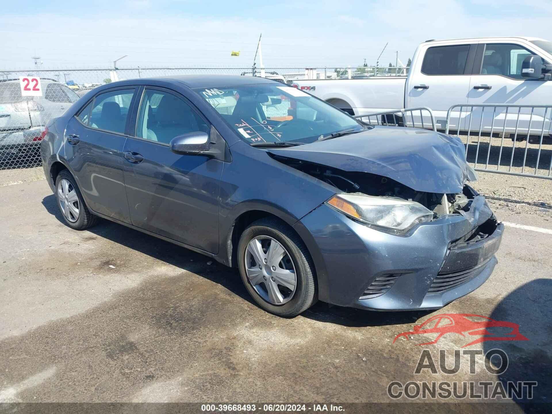 TOYOTA COROLLA 2016 - 5YFBURHE2GP386633