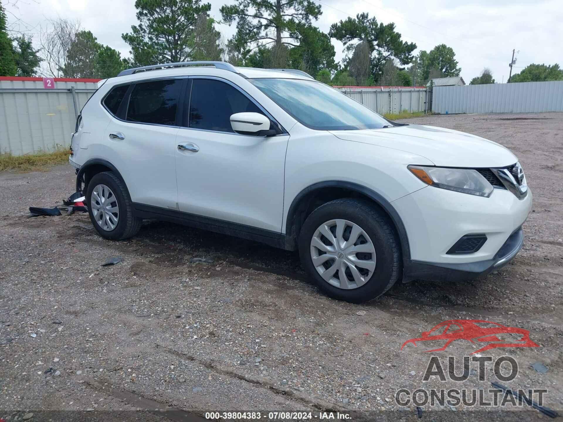 NISSAN ROGUE 2016 - KNMAT2MT4GP633260