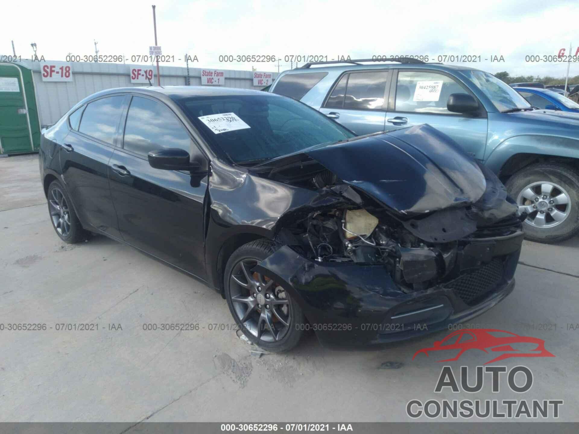 DODGE DART 2016 - 1C3CDFAA4GD712031