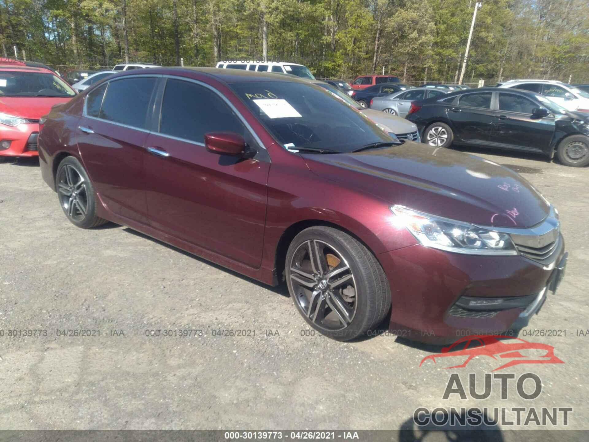 HONDA ACCORD SEDAN 2016 - 1HGCR2F51GA128562