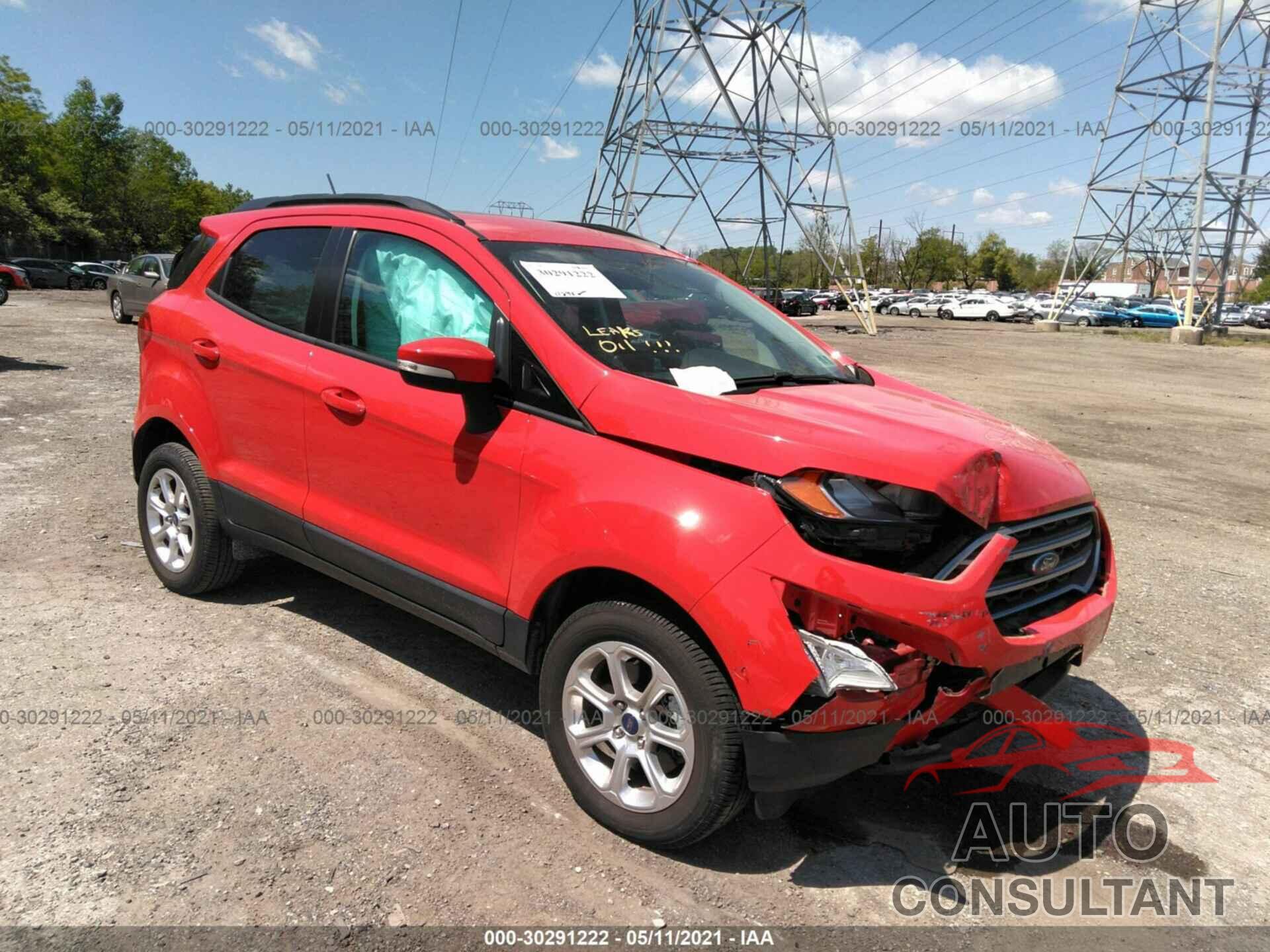 FORD ECOSPORT 2018 - MAJ6P1UL1JC247033