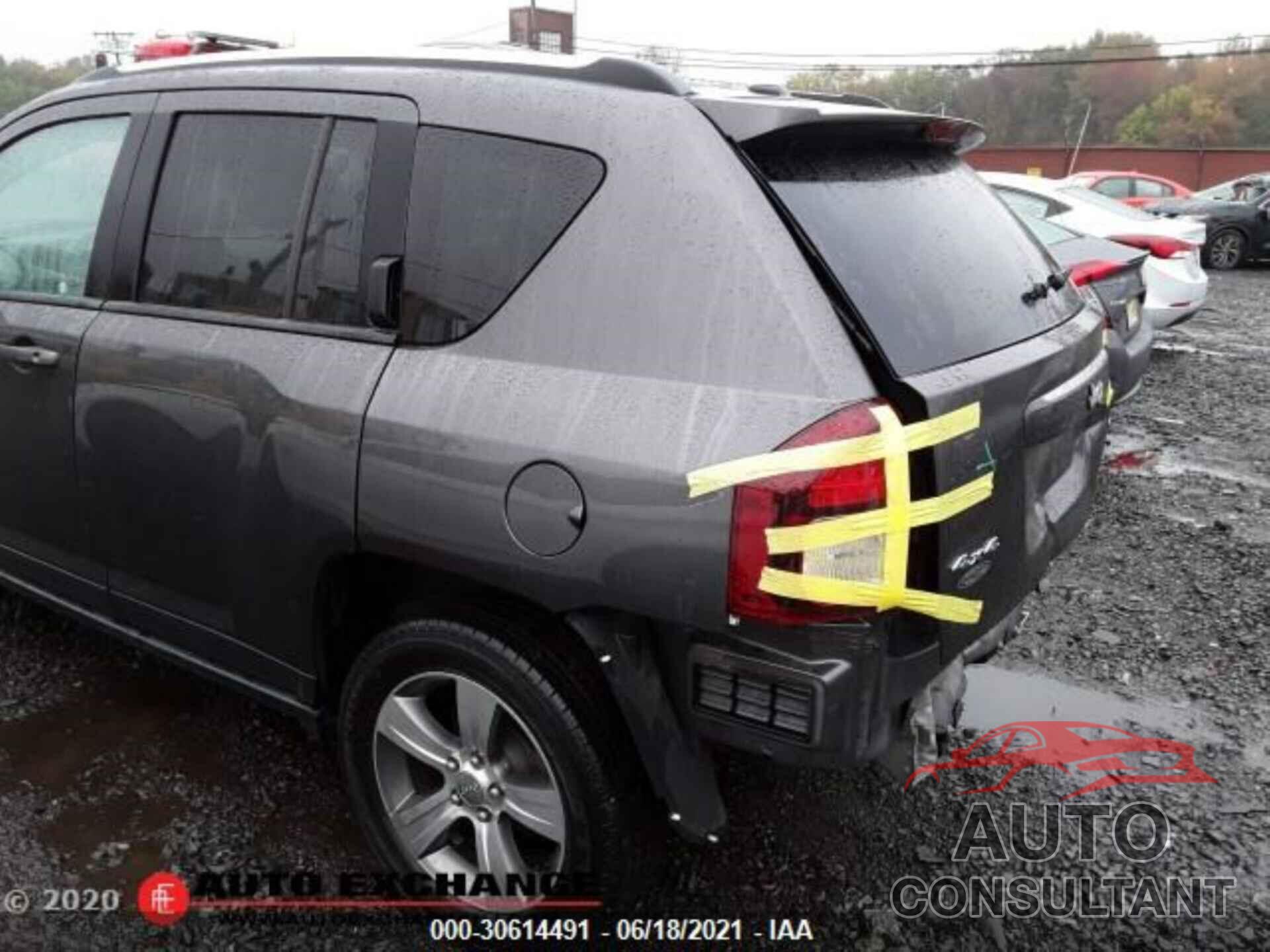 JEEP COMPASS 2017 - 1C4NJDEB7HD168114