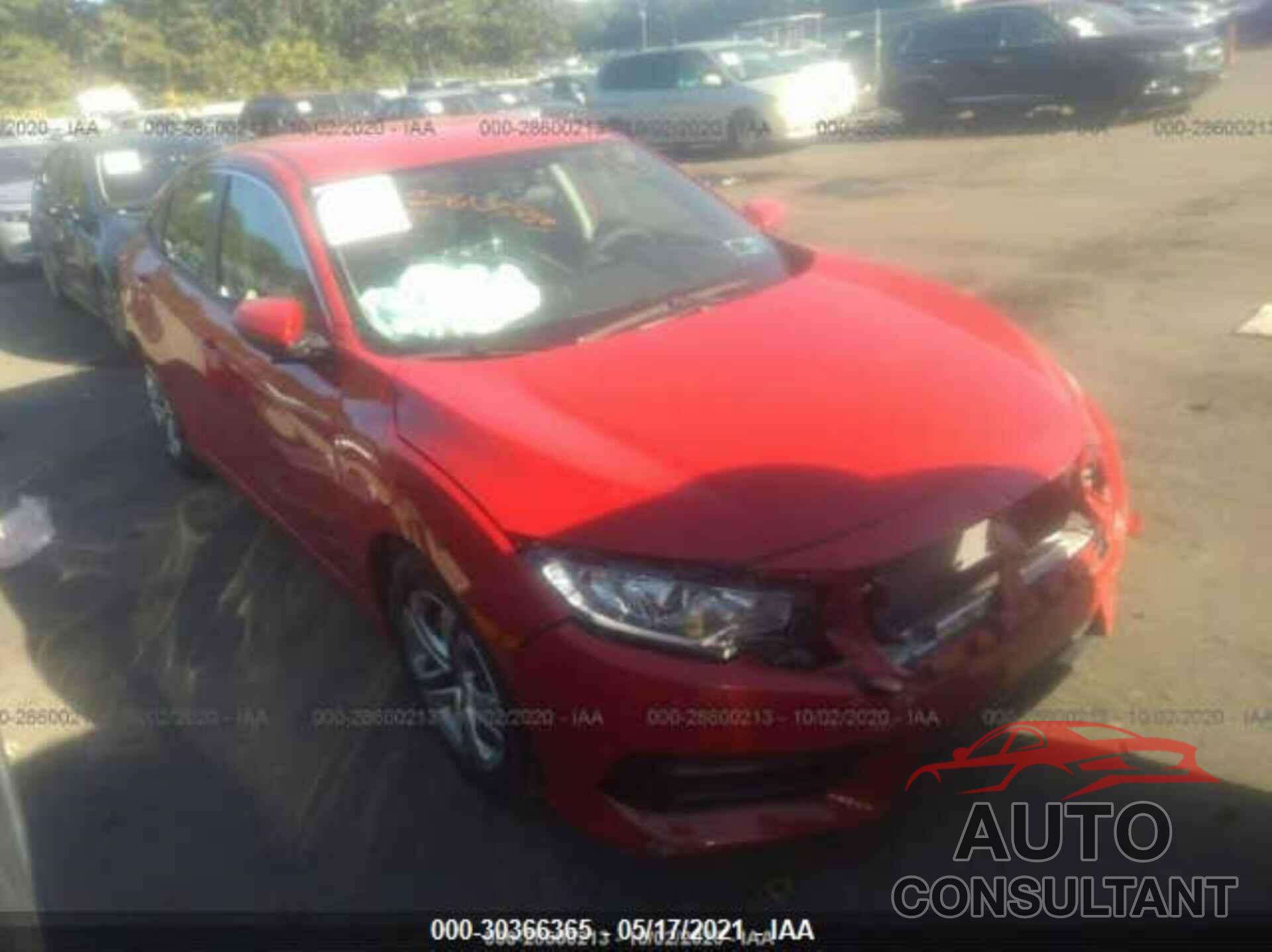 HONDA CIVIC SEDAN 2018 - 2HGFC2F52JH541680