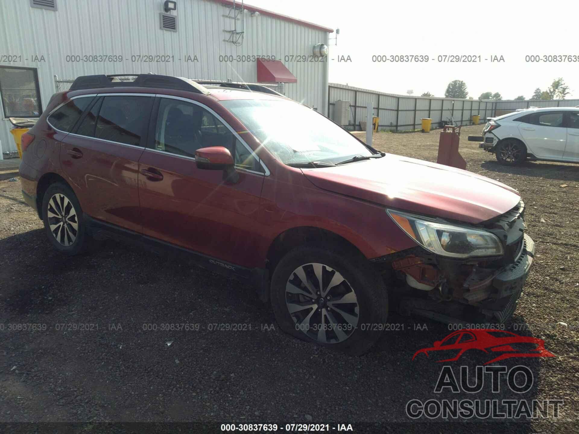 SUBARU OUTBACK 2016 - 4S4BSENC8G3271718