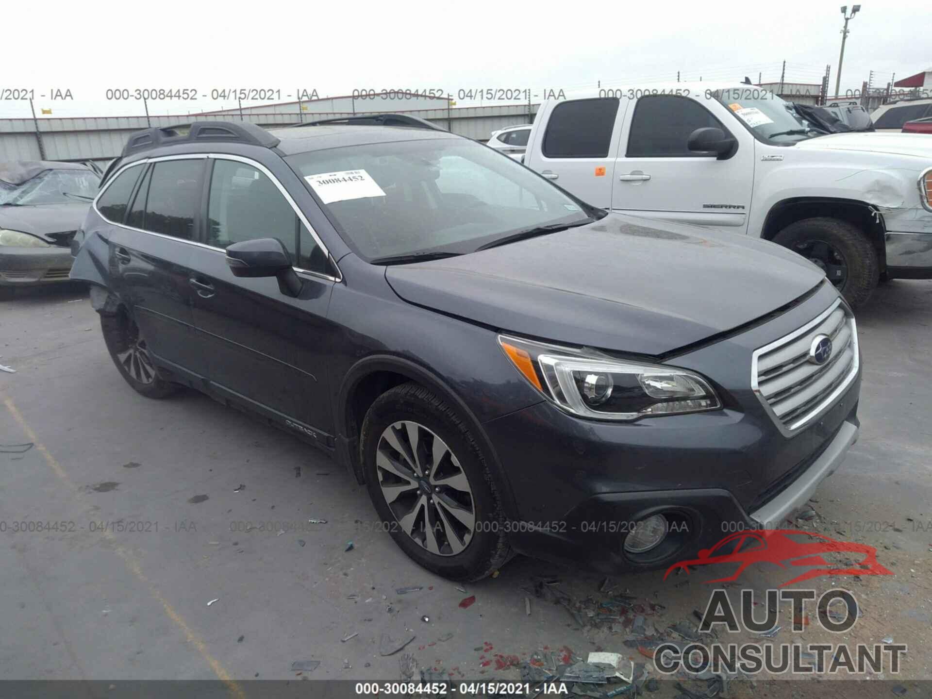 SUBARU OUTBACK 2016 - 4S4BSENC6G3224056