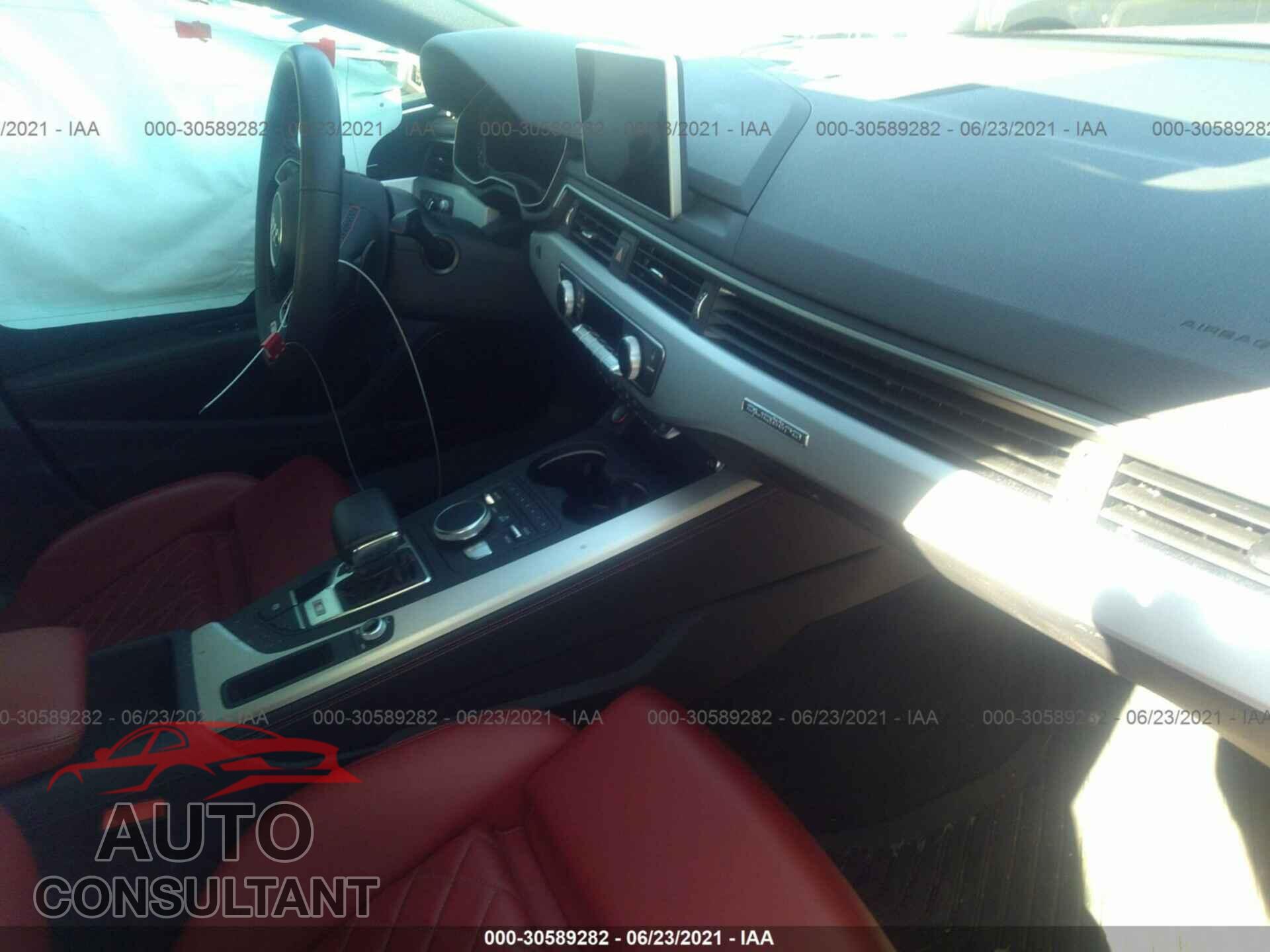 AUDI S5 SPORTBACK 2019 - WAUC4CF52KA007760