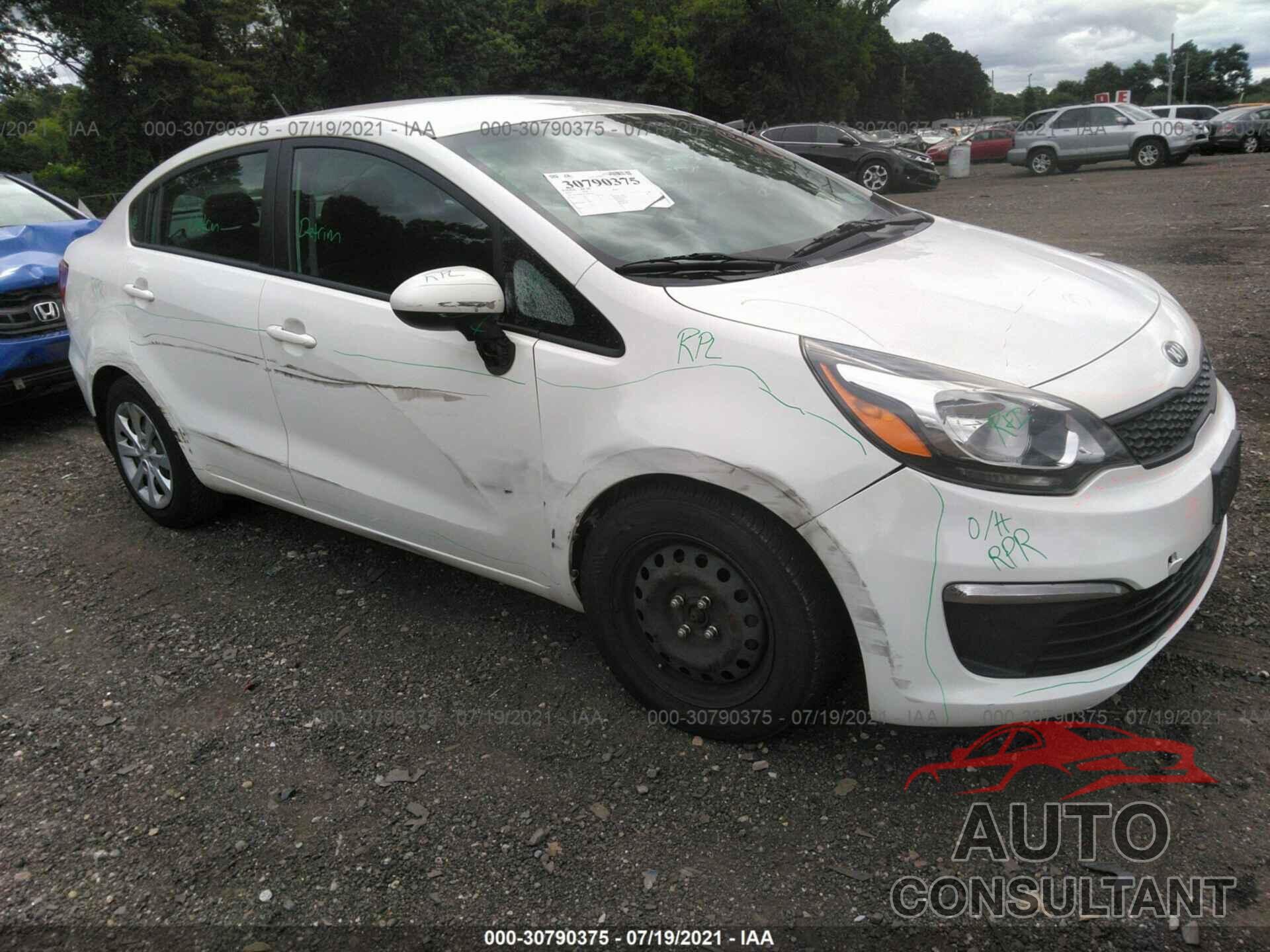 KIA RIO 2016 - KNADM4A32G6565621