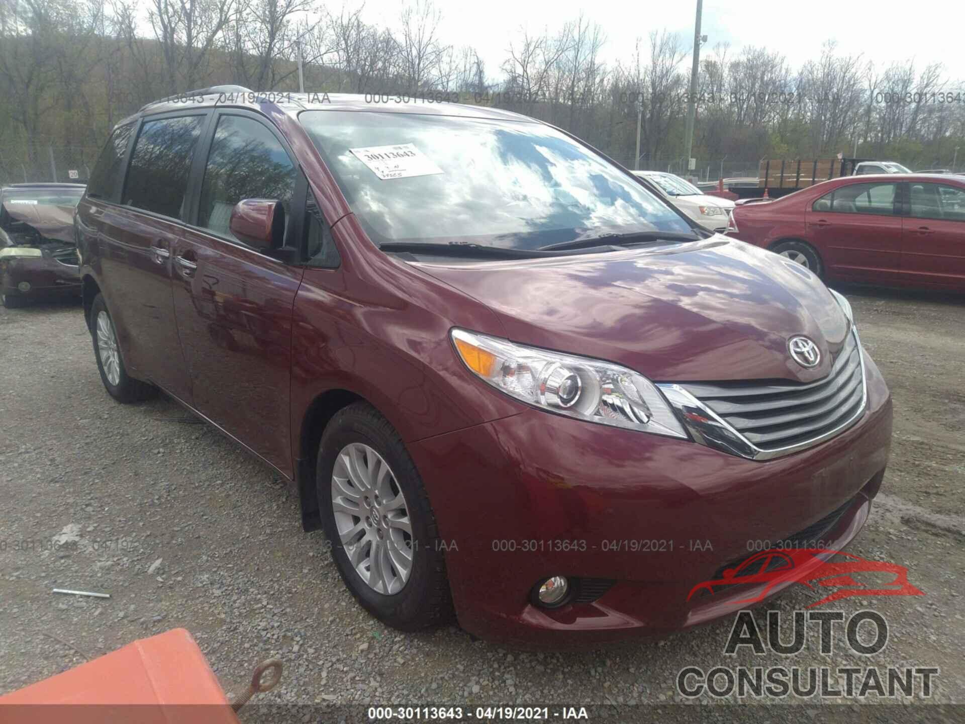 TOYOTA SIENNA 2016 - 5TDYK3DC0GS714012