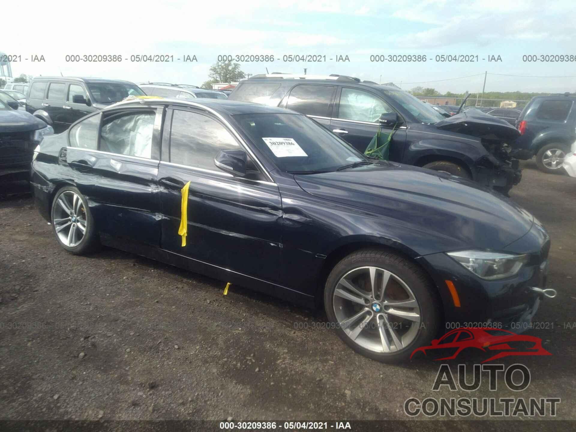 BMW 3 SERIES 2017 - WBA8D9C38HA005046