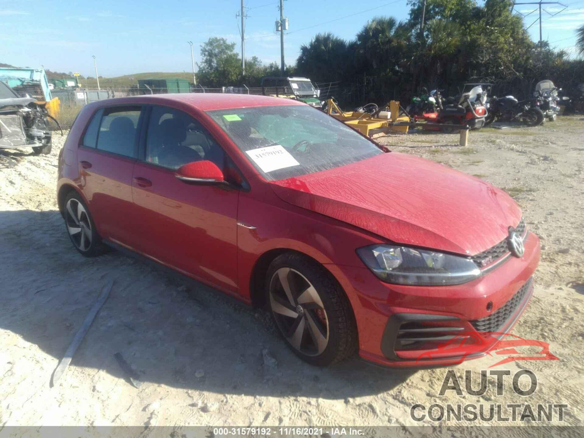 VOLKSWAGEN GOLF GTI 2020 - 3VW6T7AU7LM013466