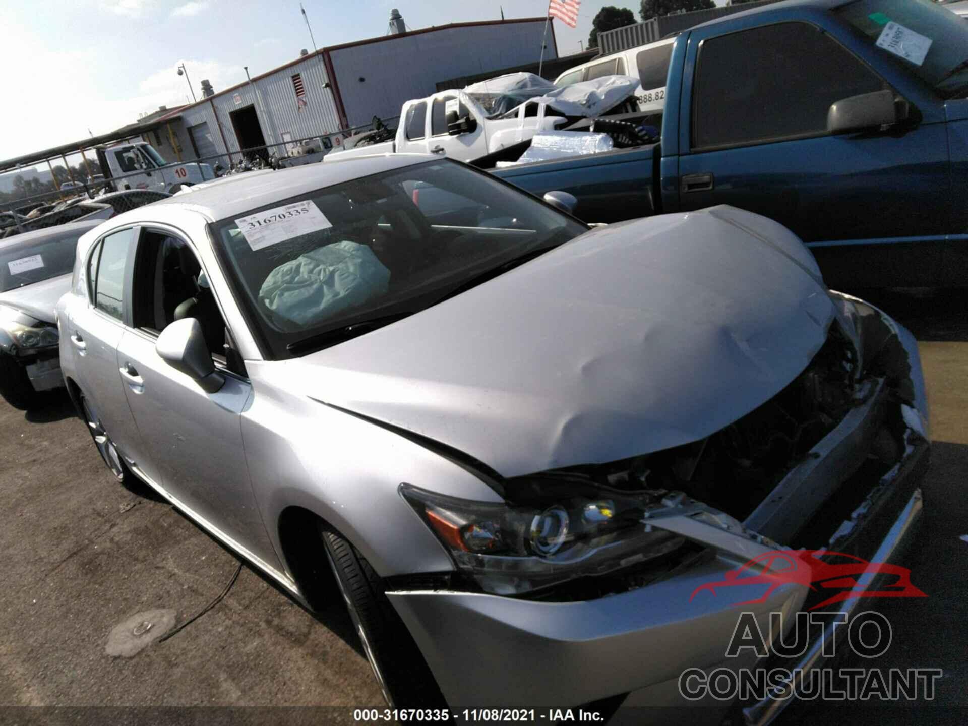 LEXUS CT 200H 2016 - JTHKD5BH2G2276626