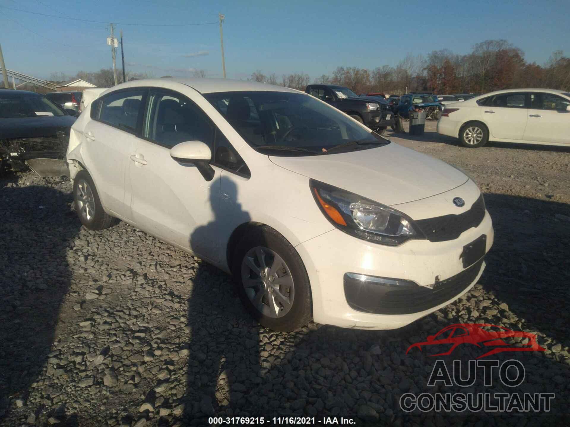 KIA RIO 2016 - KNADM4A33G6539139