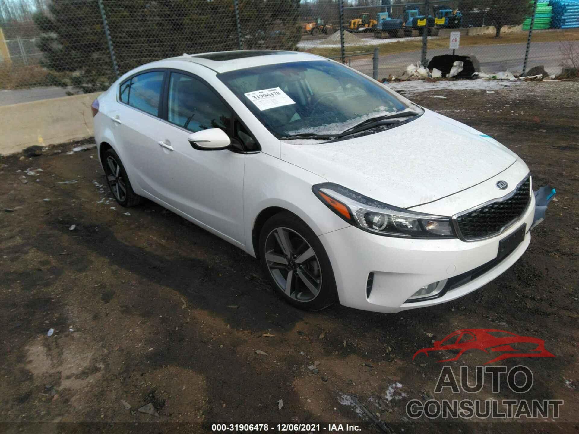 KIA FORTE 2017 - 3KPFN4A83HE089072