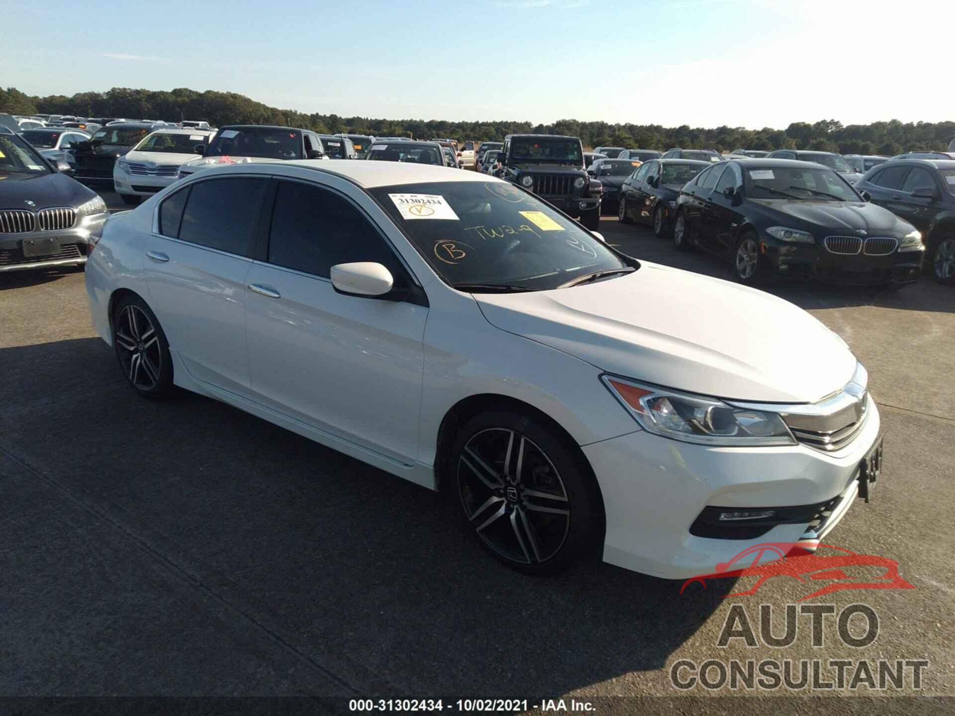 HONDA ACCORD SEDAN 2017 - 1HGCR2F5XHA283046