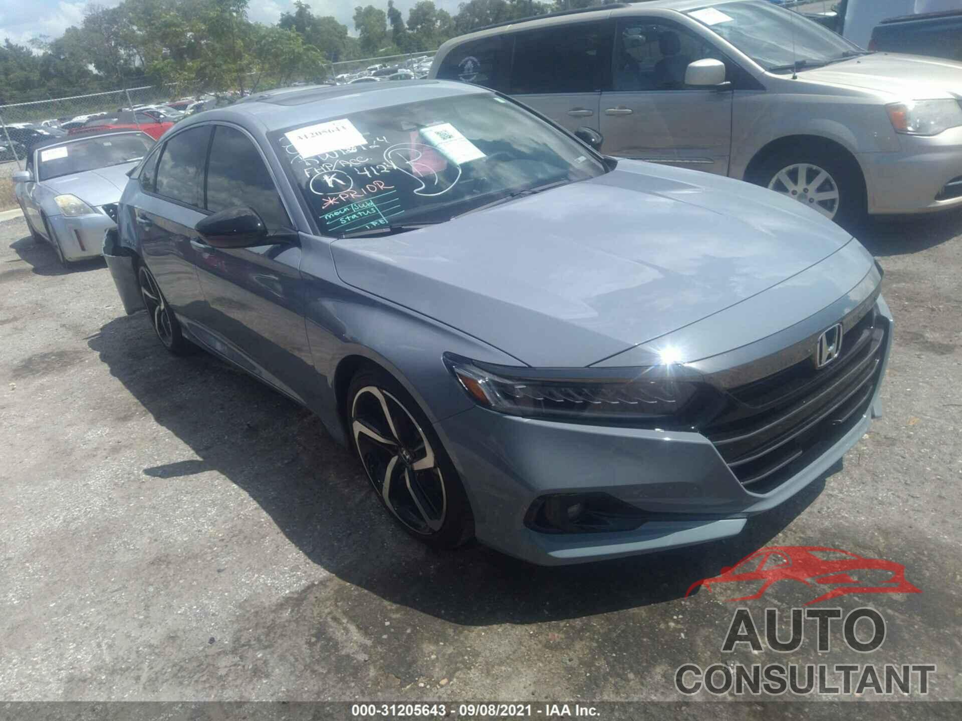 HONDA ACCORD SEDAN 2021 - 1HGCV2F30MA024358