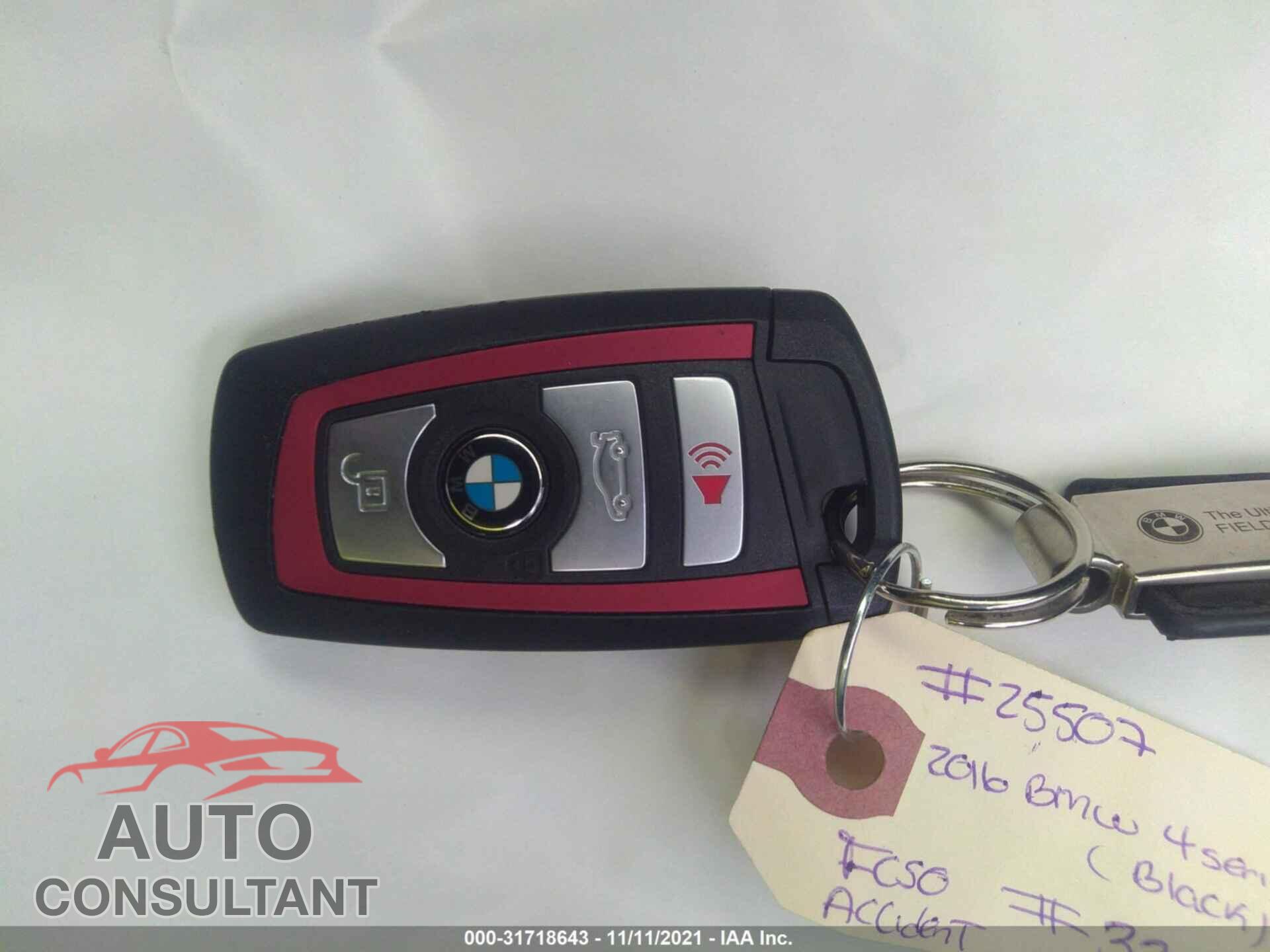 BMW 4 SERIES 2016 - WBA4A9C58GG504885